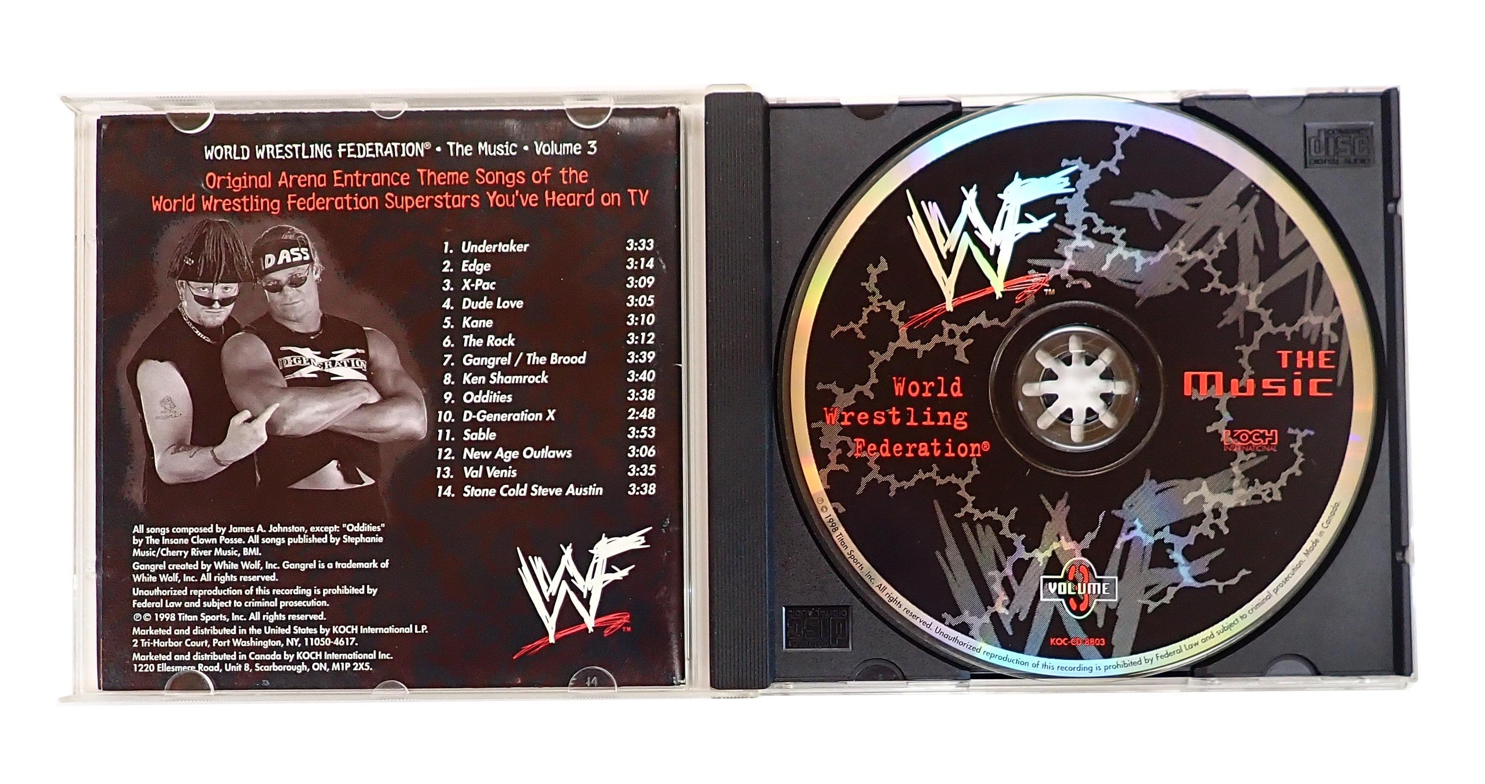 Various Artists - World Wrestling Federation: The Music Vol. 3 - CD
