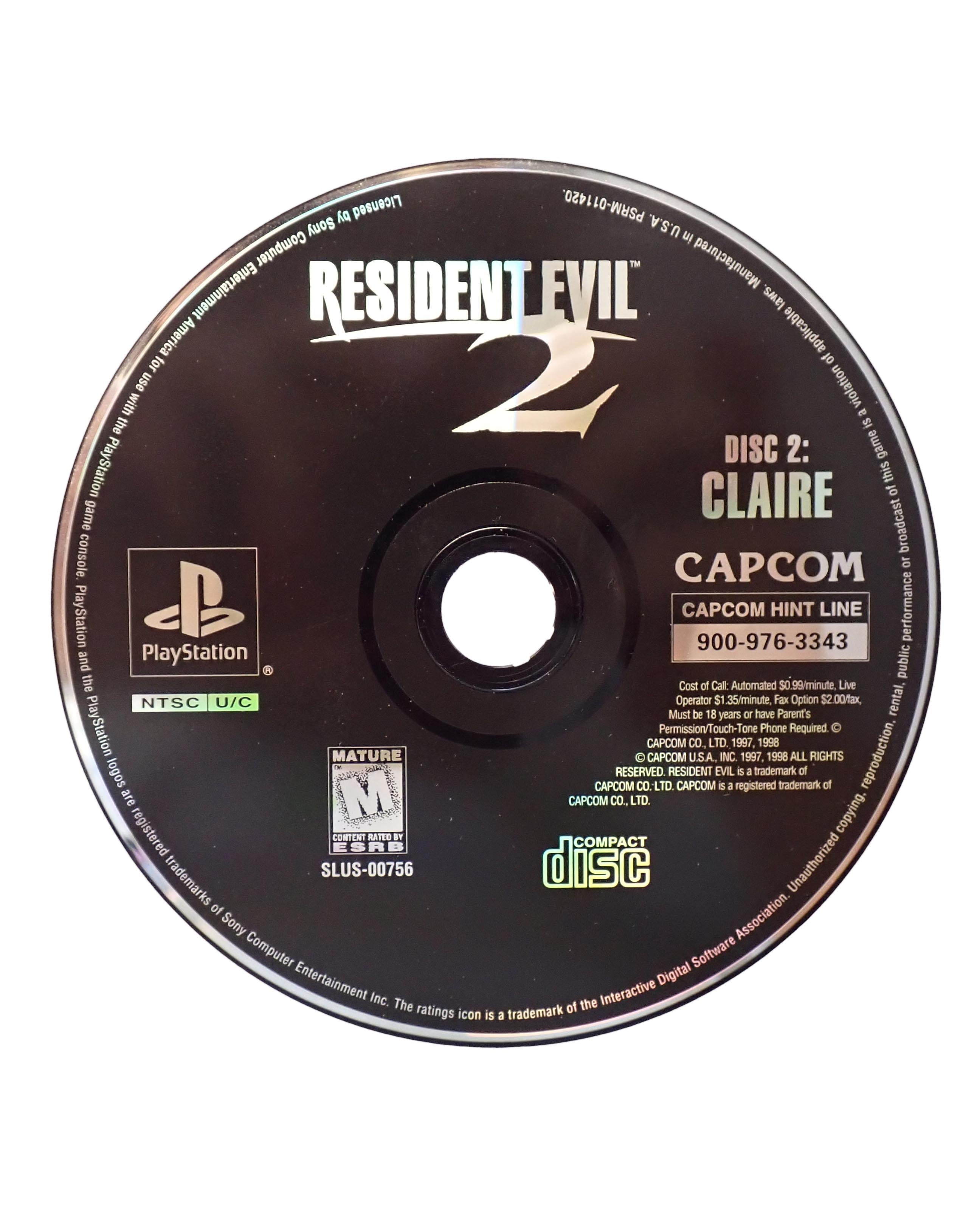 Resident Evil 2 (Greatest Hits) [Loose] - PS1