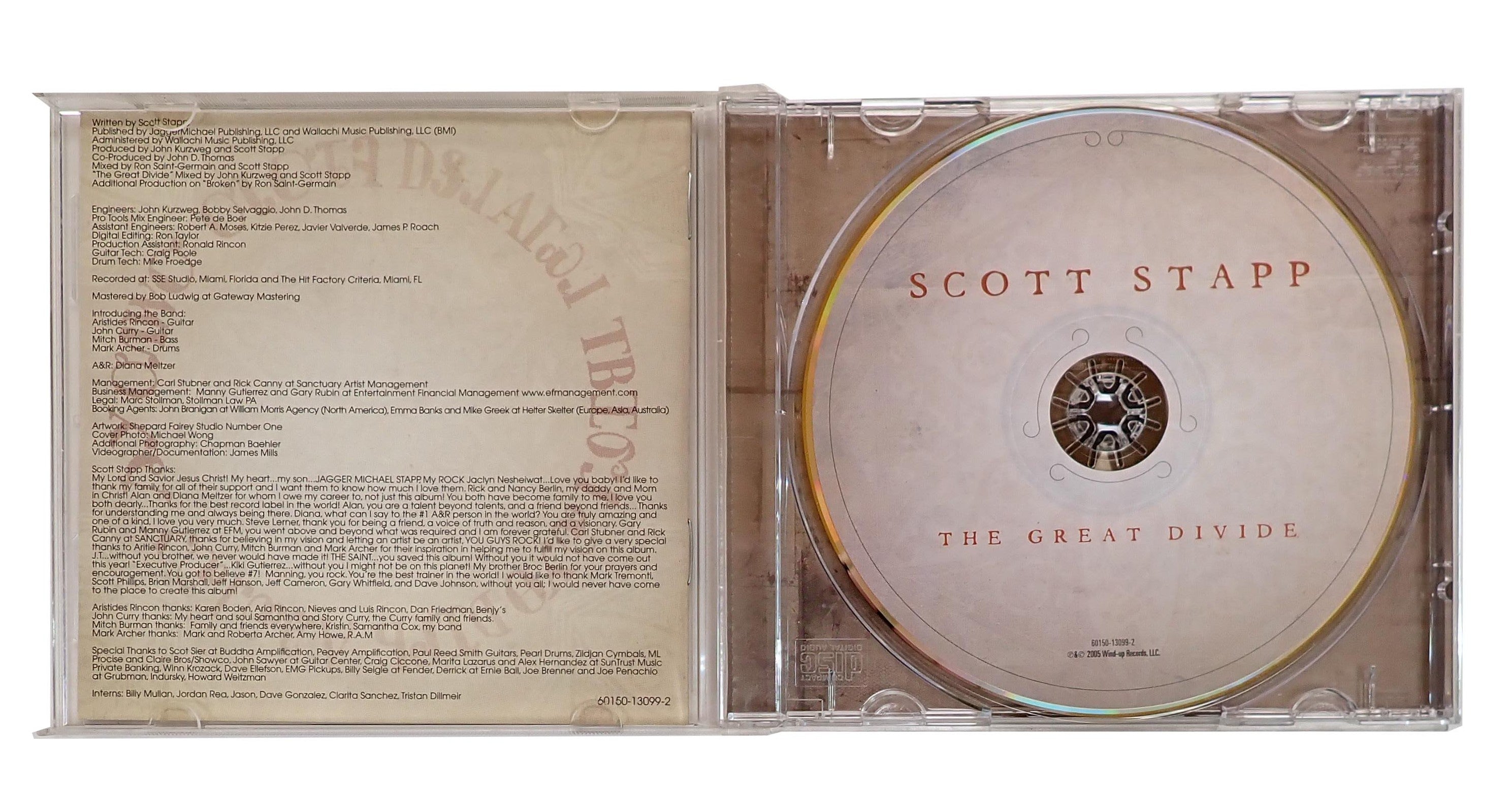 Scott Stapp - The Great Divide - CD