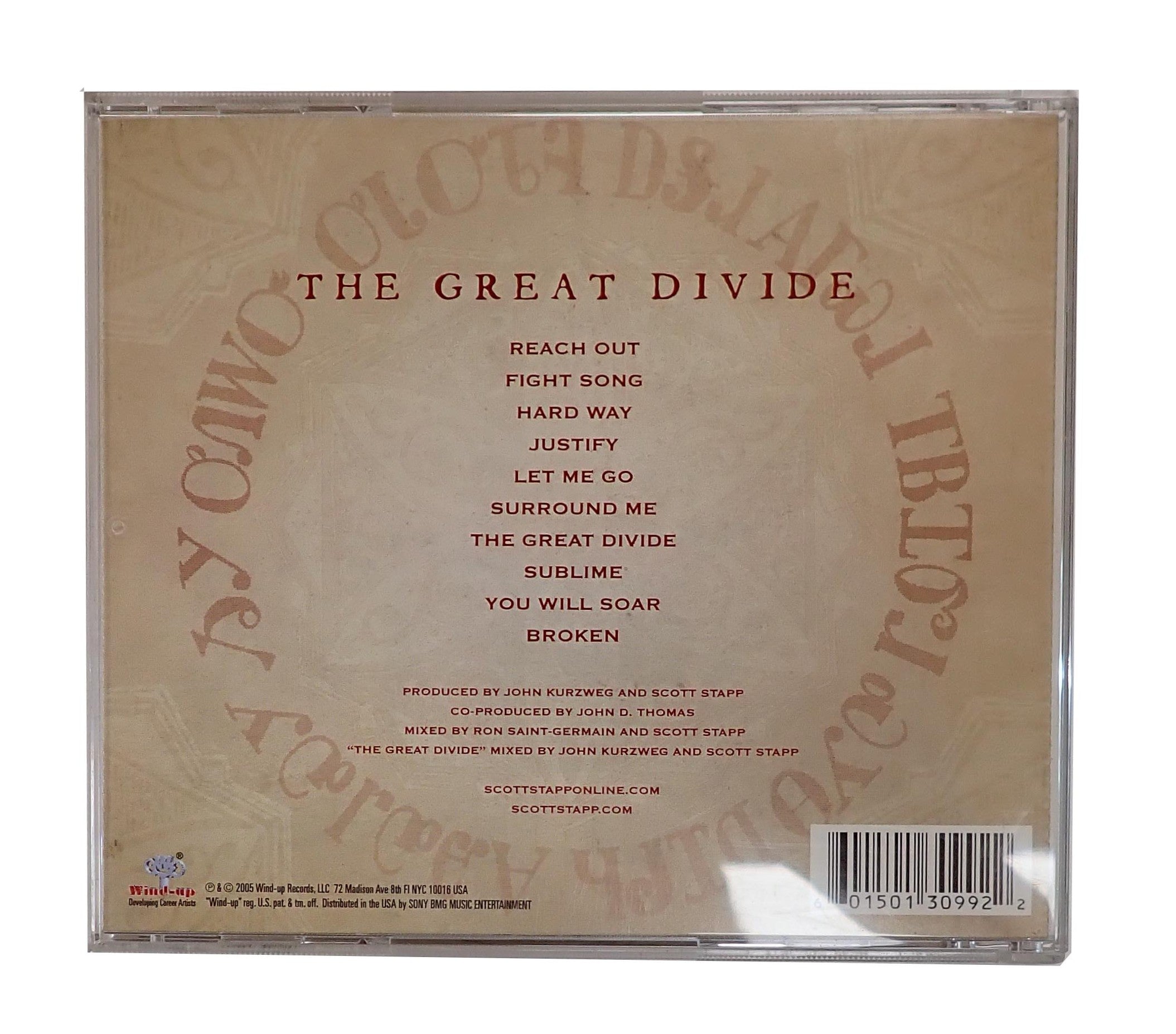 Scott Stapp - The Great Divide - CD