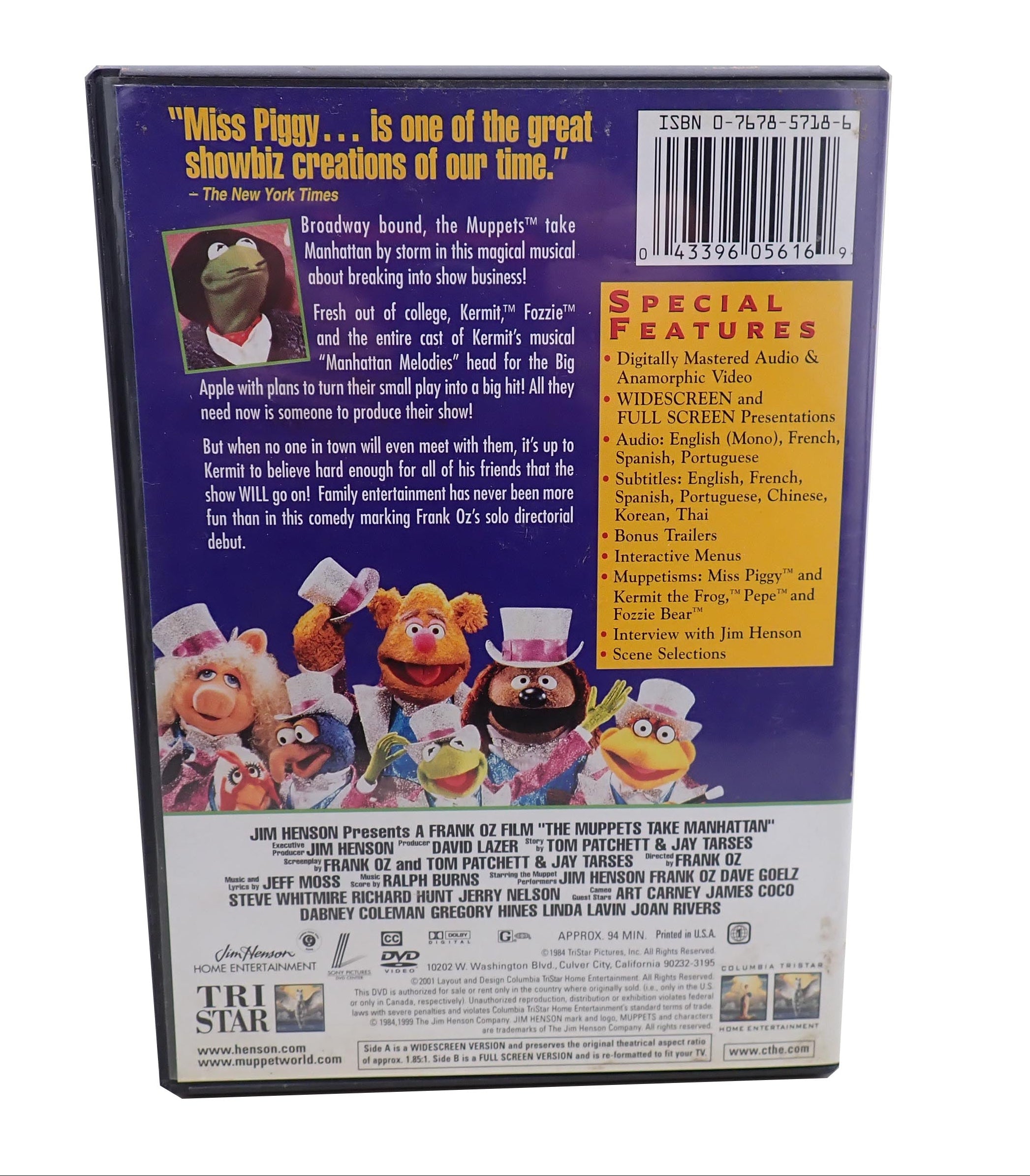 The Muppets Take Manhattan- [DVD] (Pre-Owned)