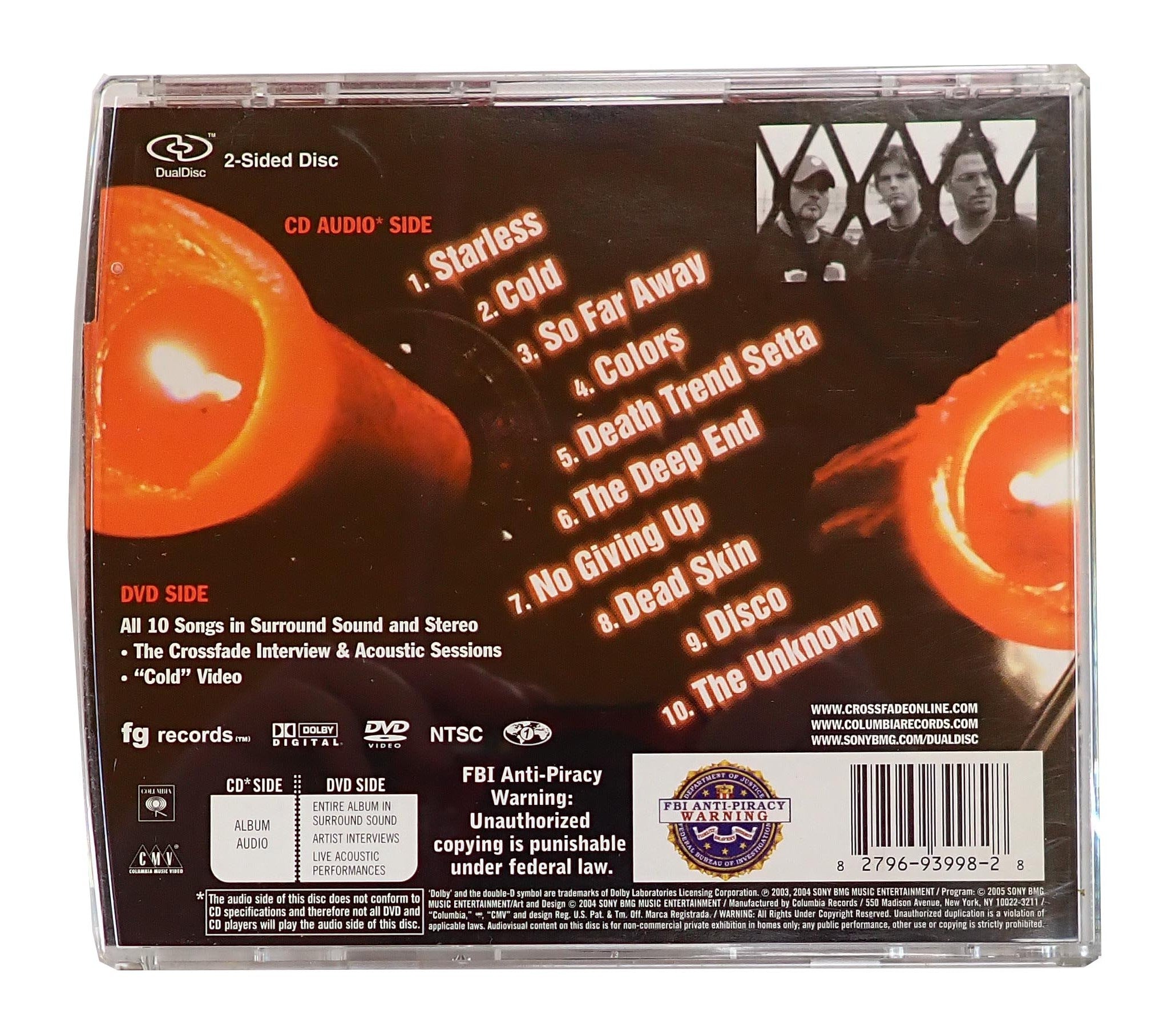 Crossfade - Self-Titled - Dual Disc CD
