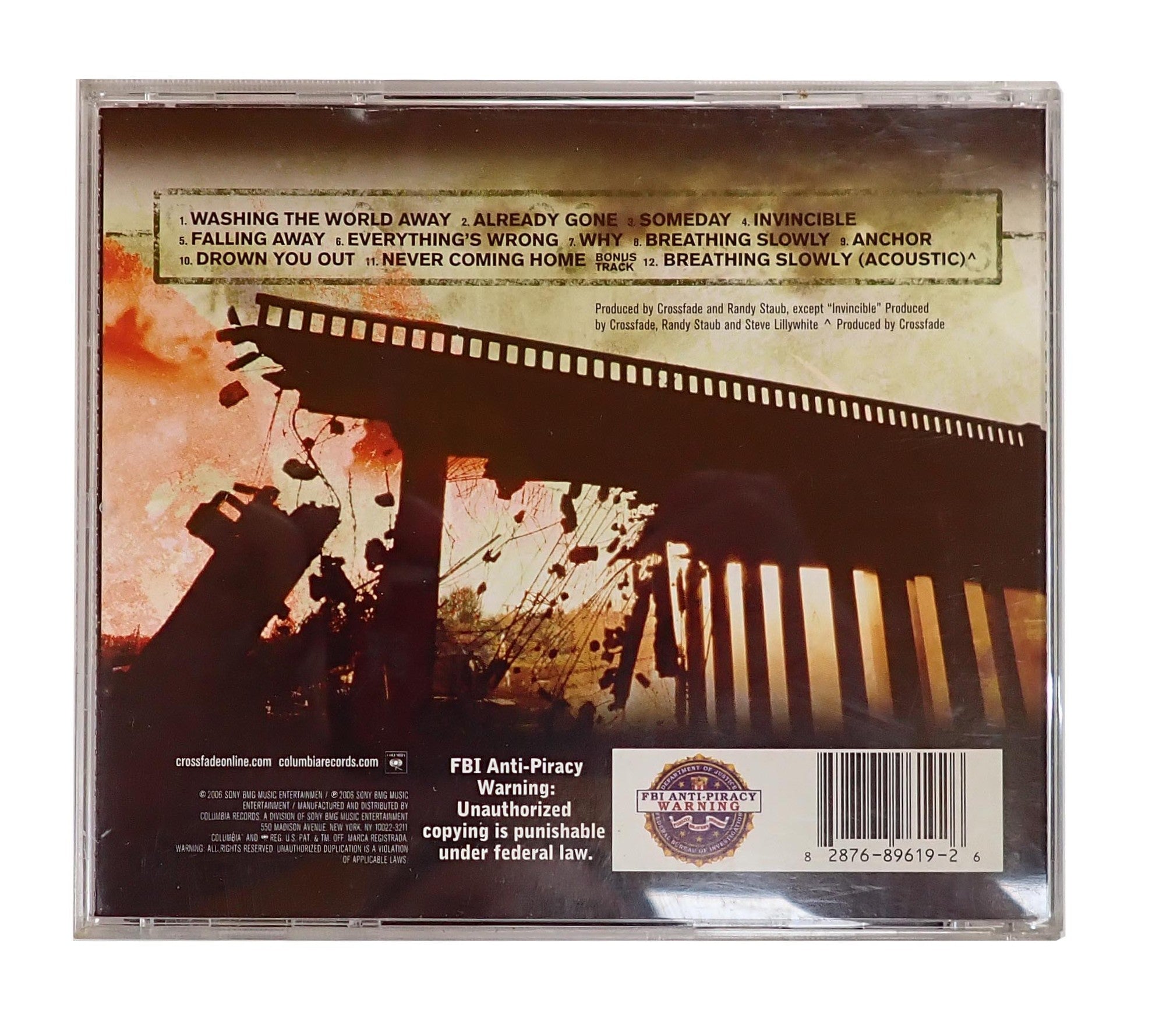 Crossfade - Falling Away - CD