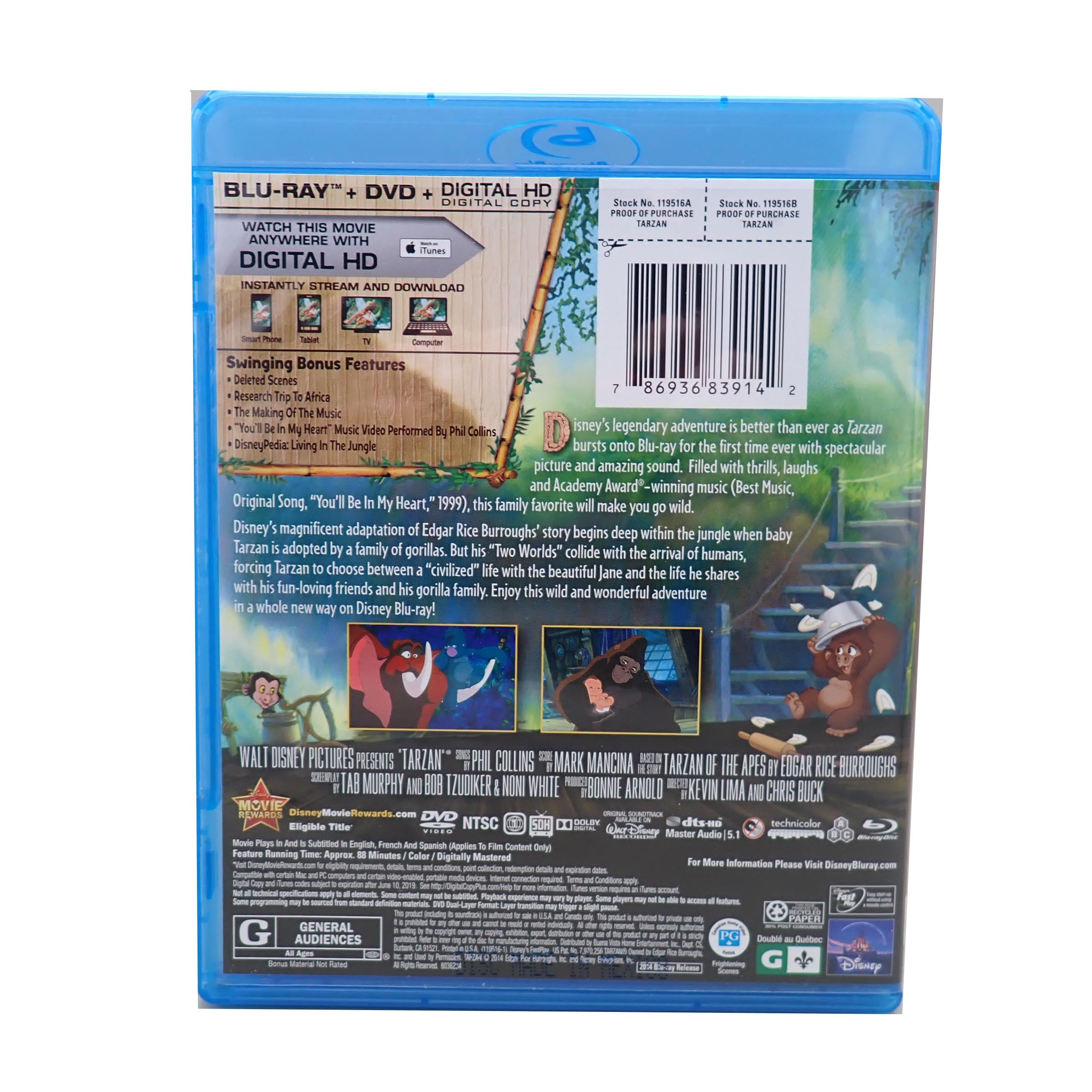 Tarzan (Special Edition) - [Blu-Ray] (Pre-Owned)