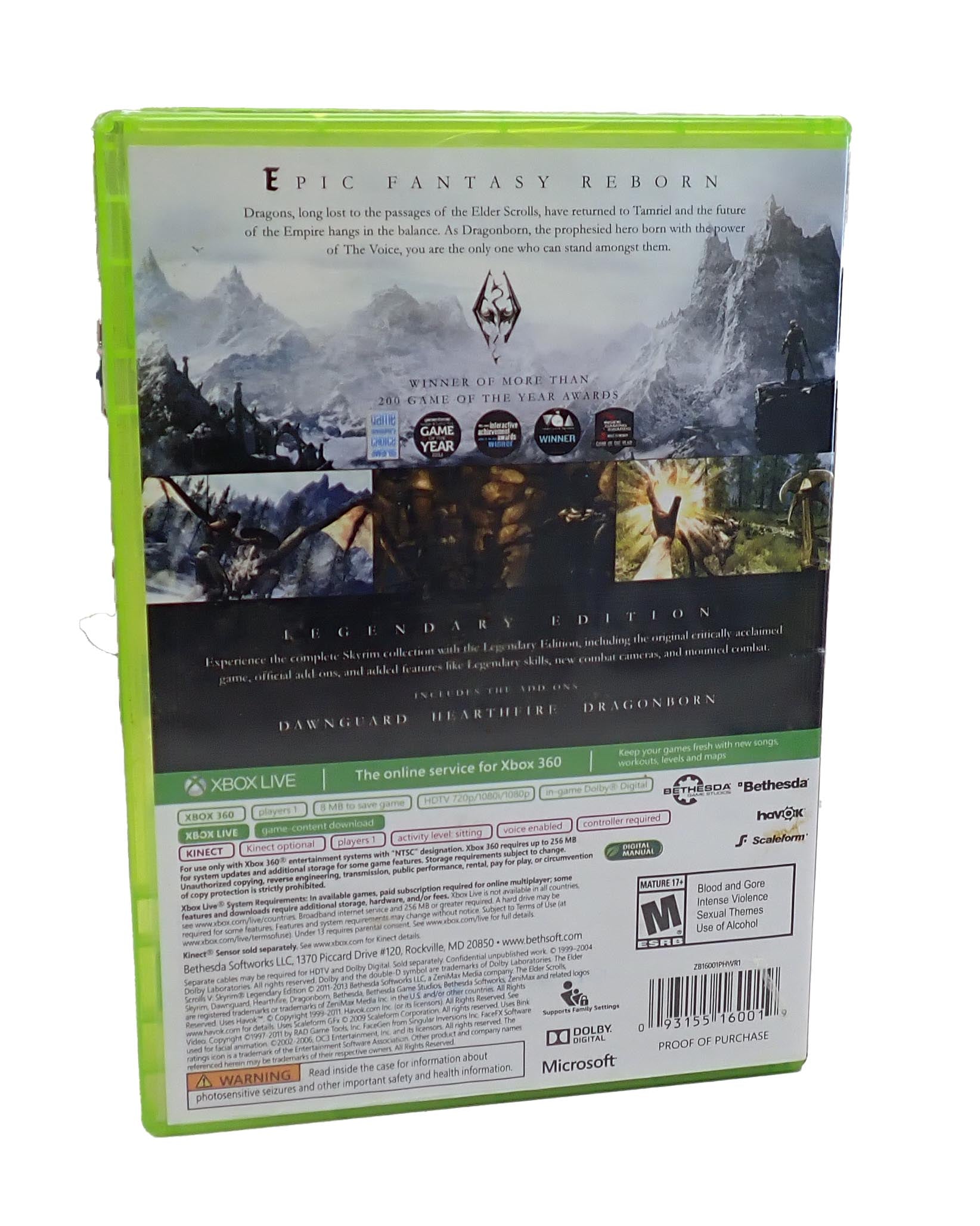 The Elder Scrolls V Skyrim [Legendary Edition] - Xbox 360