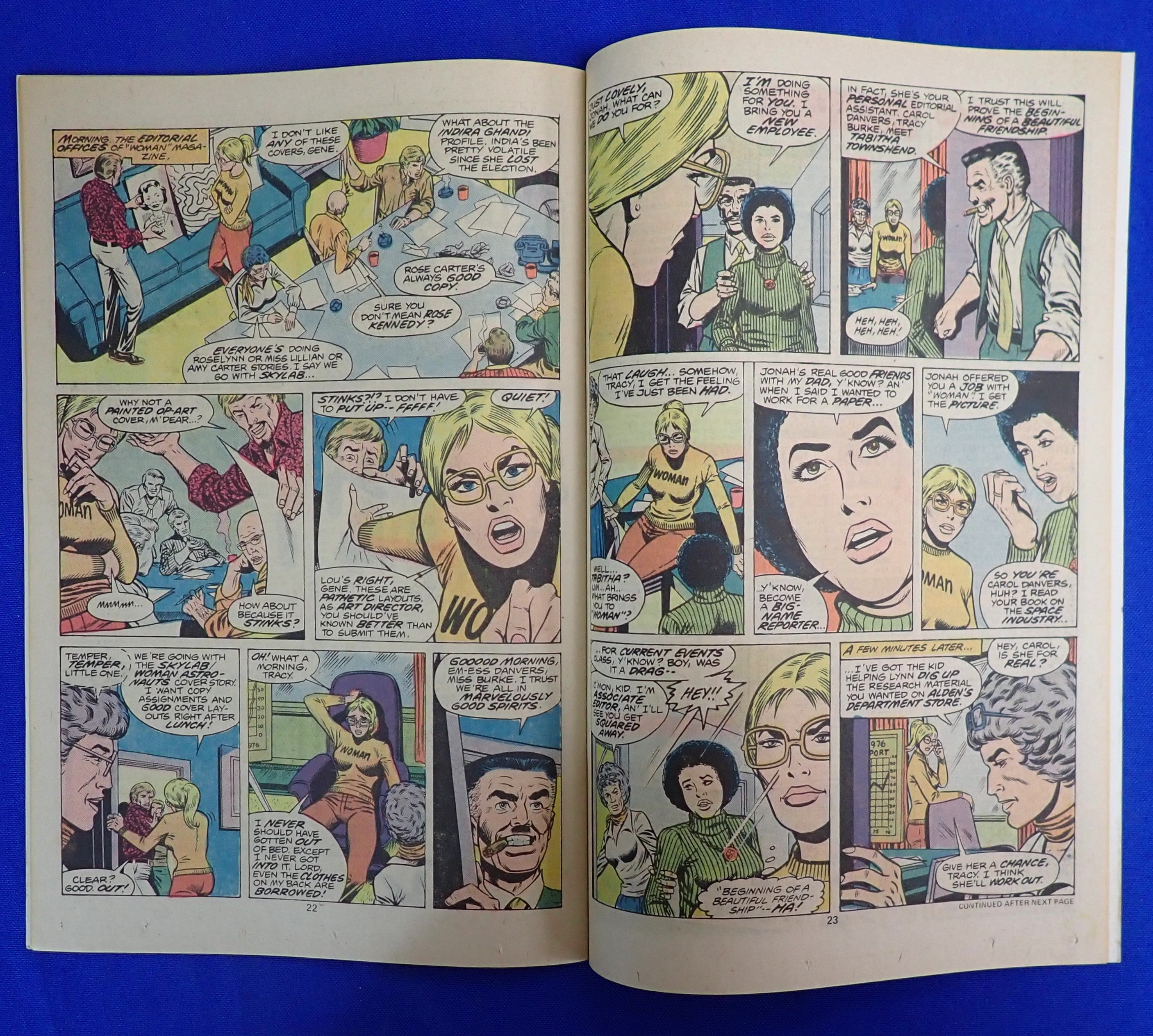 Ms. Marvel #9 (1977) - FN (6.0) - 1st Deathbird