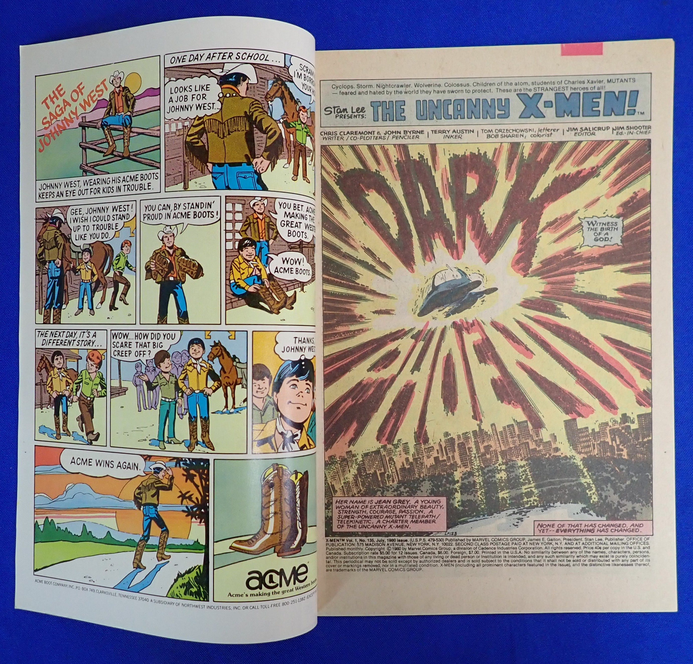 Uncanny X-Men #135 (1980) - VF/VF+ (8.0-8.5) -