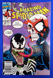 Amazing Spider-Man #347 (1991) - VF/NM (8.5-9.0) - Iconic Erik Larsen Cover