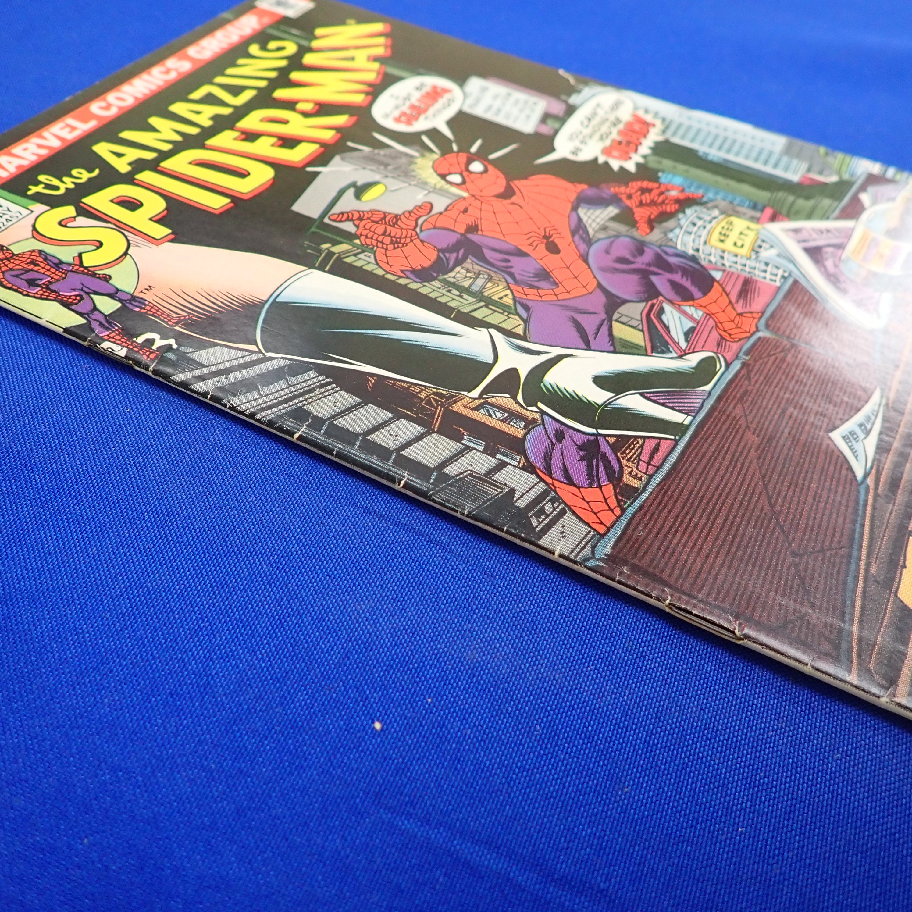Amazing Spider-Man #144 (1975) - FN+ (6.5) - Mark Jeweler Variant