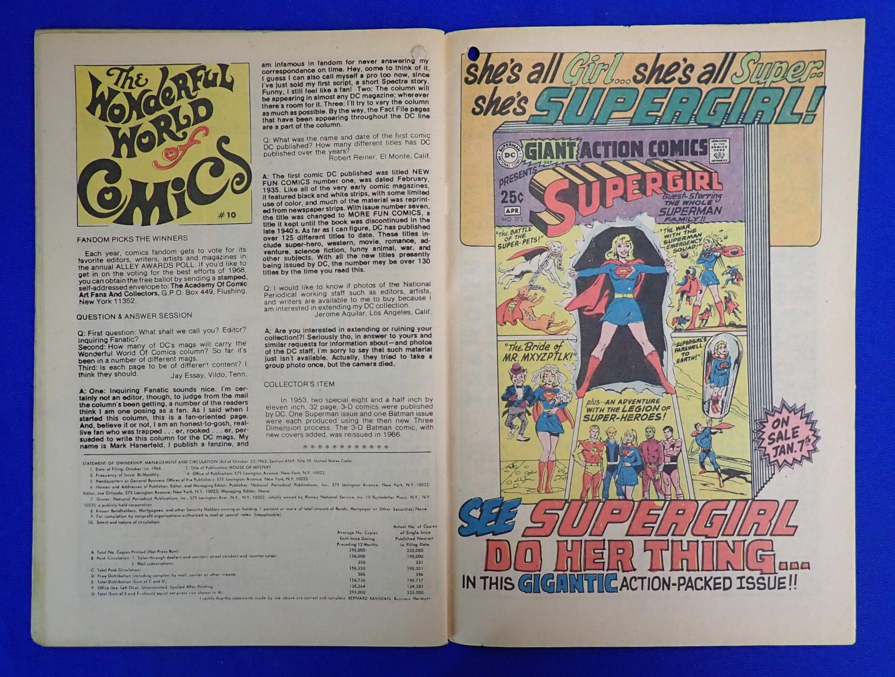 House of Mystery #179 (1969) - VG (4.0) - 1st Bernie Wrightson as Interior Artist