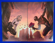 Spider-Gwen: Shadow Clones #1 & Miles Morales #4 Set (2023) - NM+ (9.2+) - Connecting Parillo VariantSet