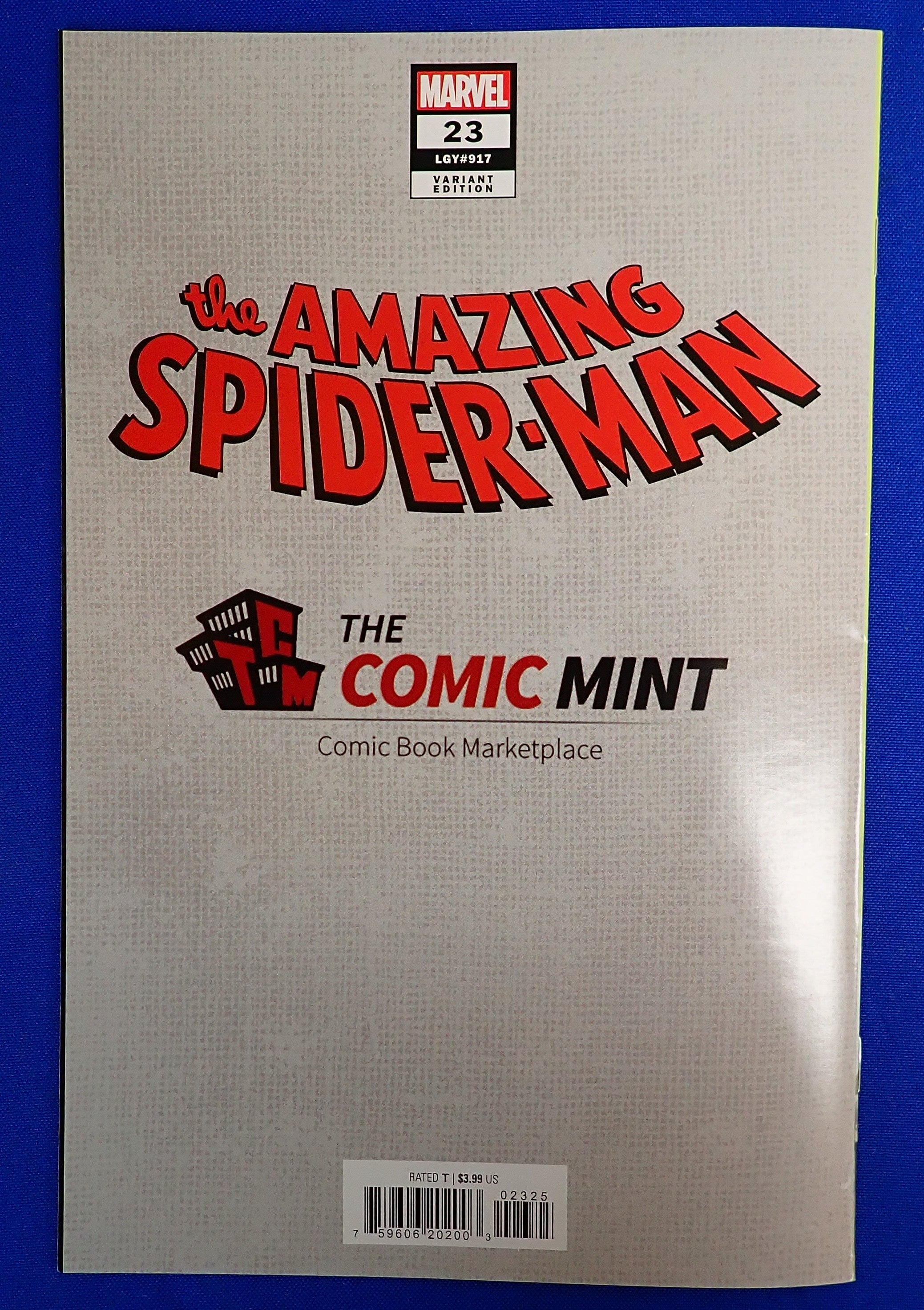 Amazing Spider-Man #123 (2023) - NM+ (9.2+) - 1:500 Chris Bachalo "Virgin" Variant