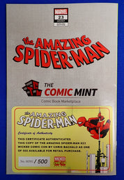 Amazing Spider-Man #123 (2023) - NM+ (9.2+) - 1:500 Chris Bachalo "Virgin" Variant
