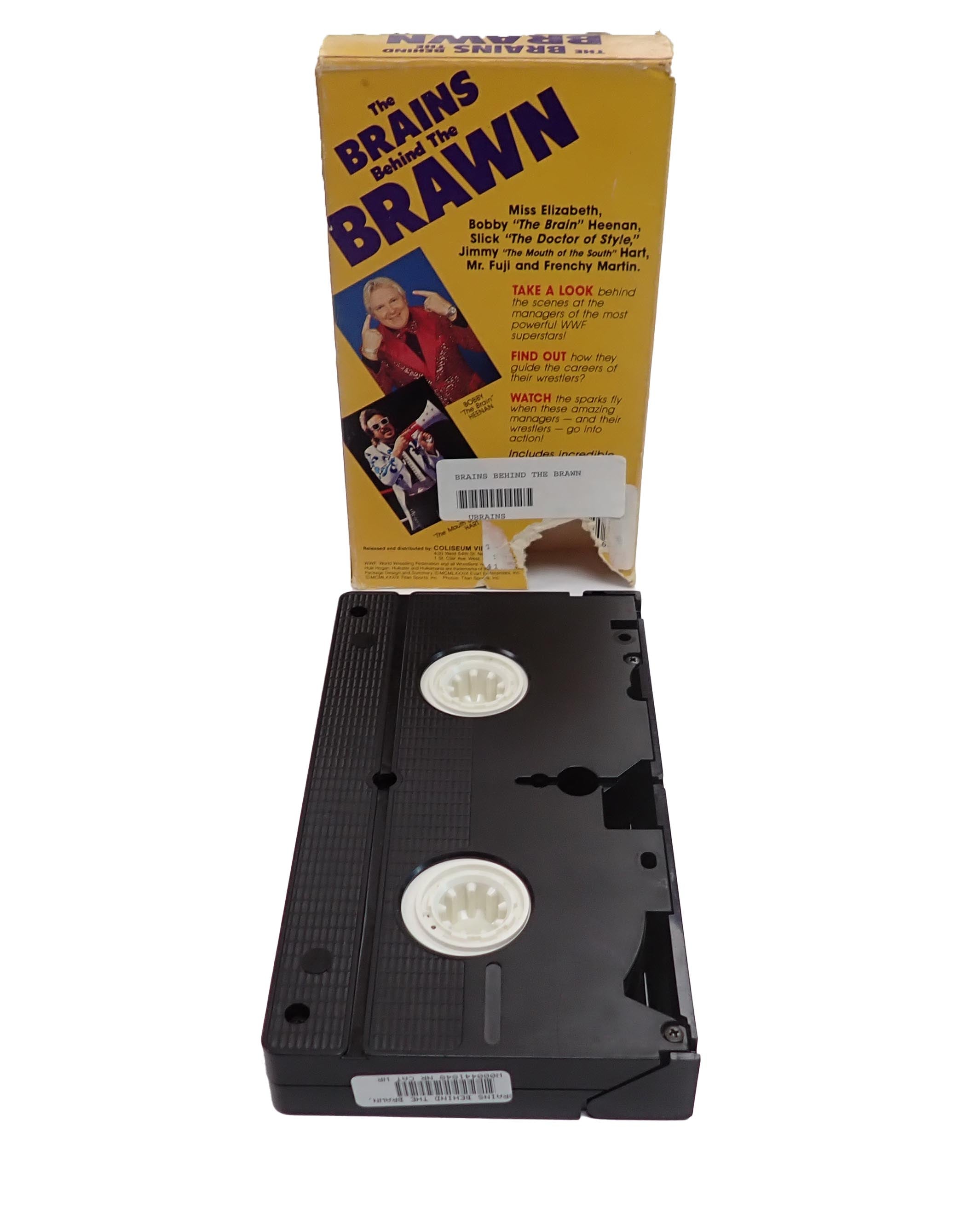 WWF The Brains Behind the Brawn - VHS