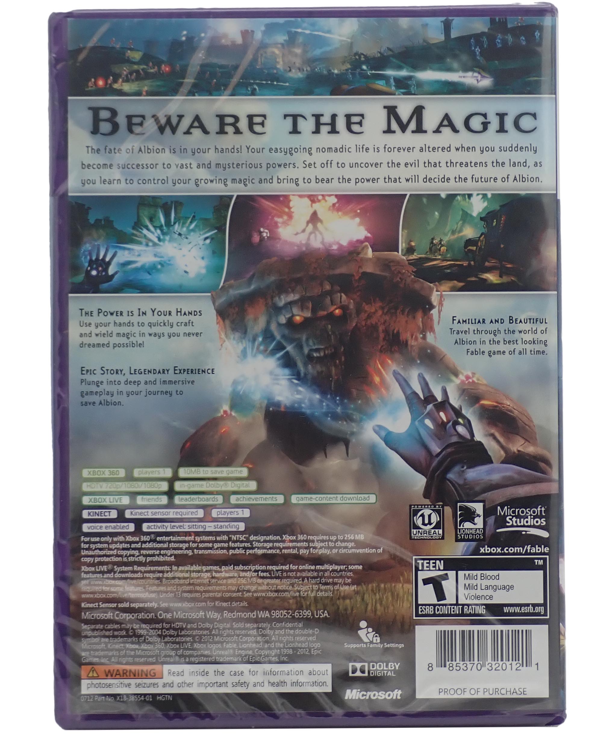 Fable the Journey [Sealed] - Xbox 360