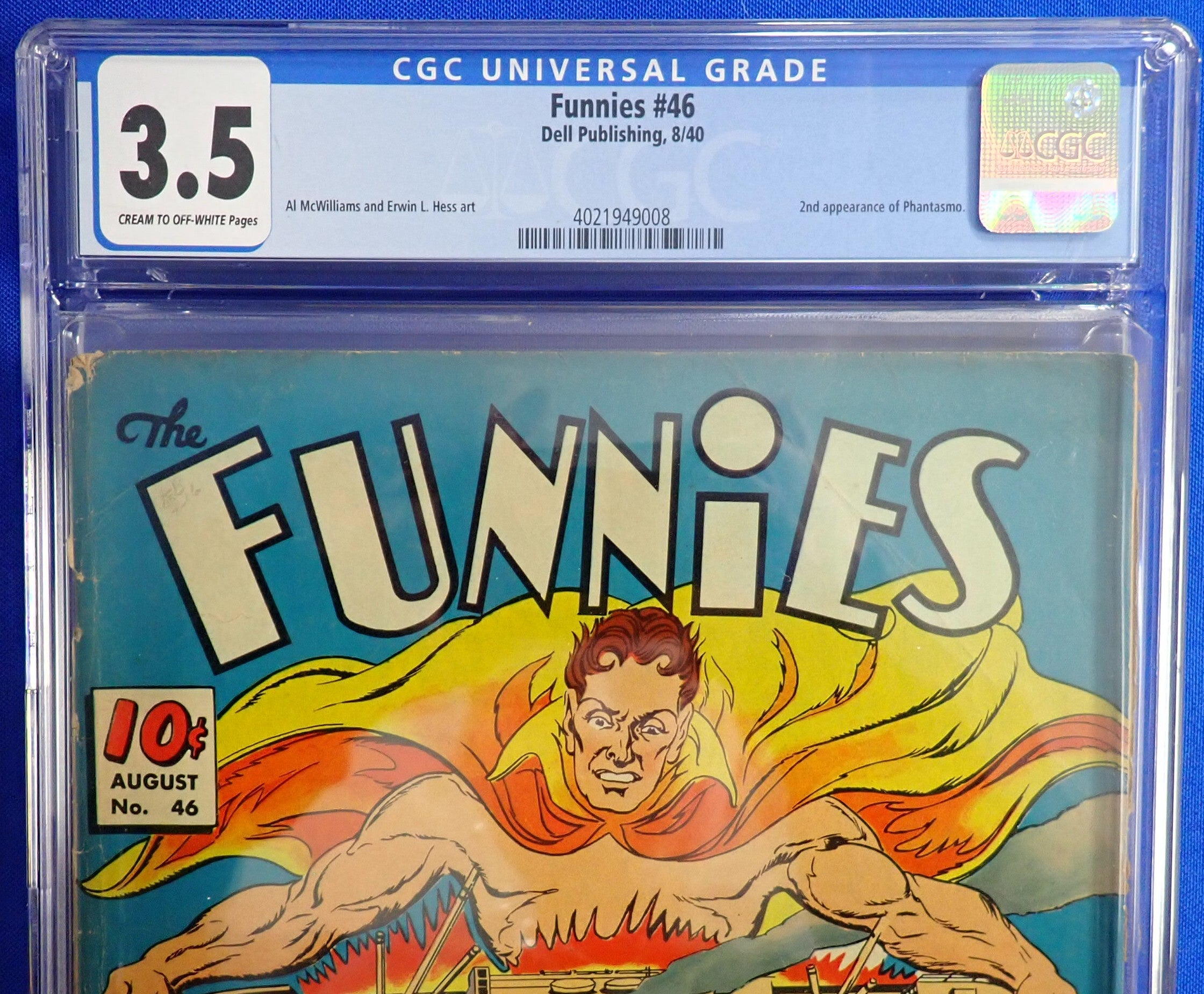Funnies #46 (1940) - CGC 3.5 - 2nd Phantasmo