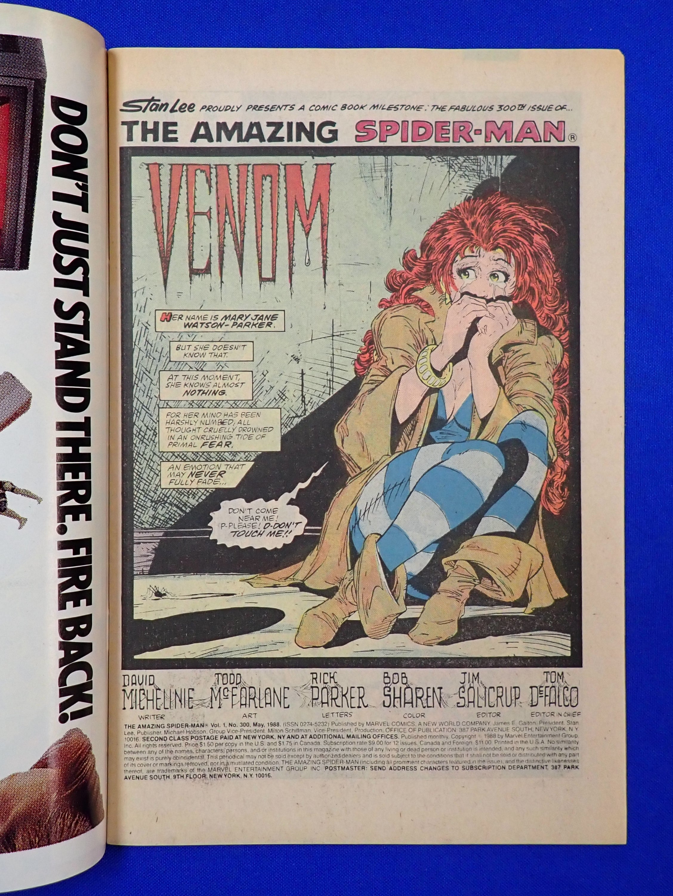 Amazing Spider-Man #300 (1988) - NM- (9.2) - 1st Venom!