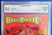 Blue Circle Comics #1 (1944) - CGC 5.0 - 1st & Origin of Steel Fist