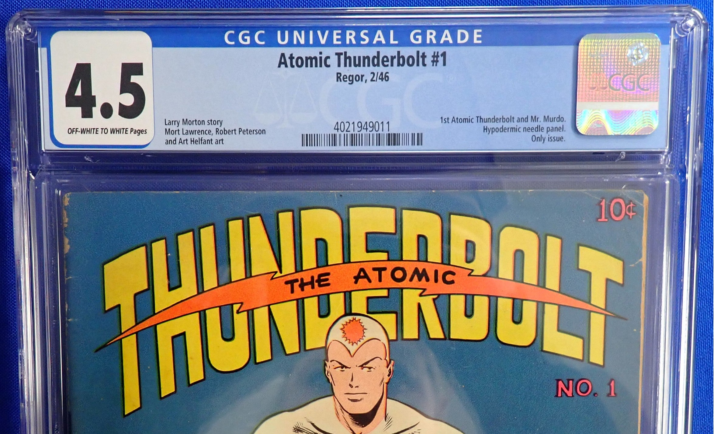 Atomic Thunderbolt #1 (1946) - CGC 4.5 - 1st Atomic Thunderbolt