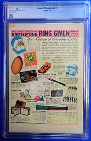 Atomic Thunderbolt #1 (1946) - CGC 4.5 - 1st Atomic Thunderbolt