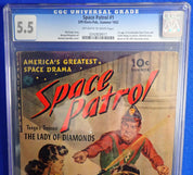 Space Patrol #1 (1952) - CGC 5.5 - 1st Cdr. Buzz Corey & Cadet Happy