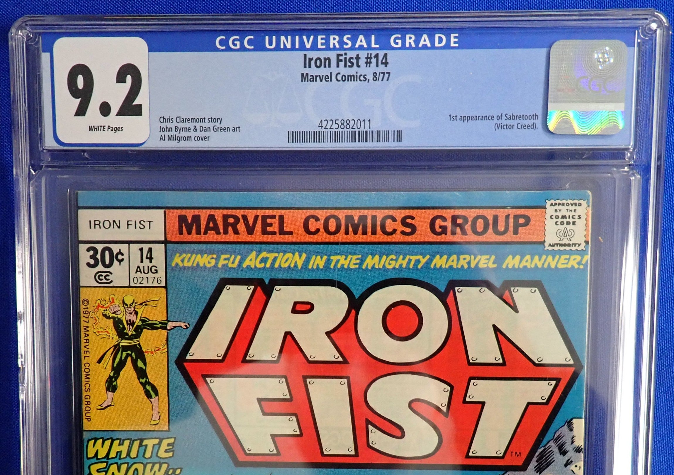 Iron Fist #14 (1977) - CGC 9.2 - 1st App. Sabretooth