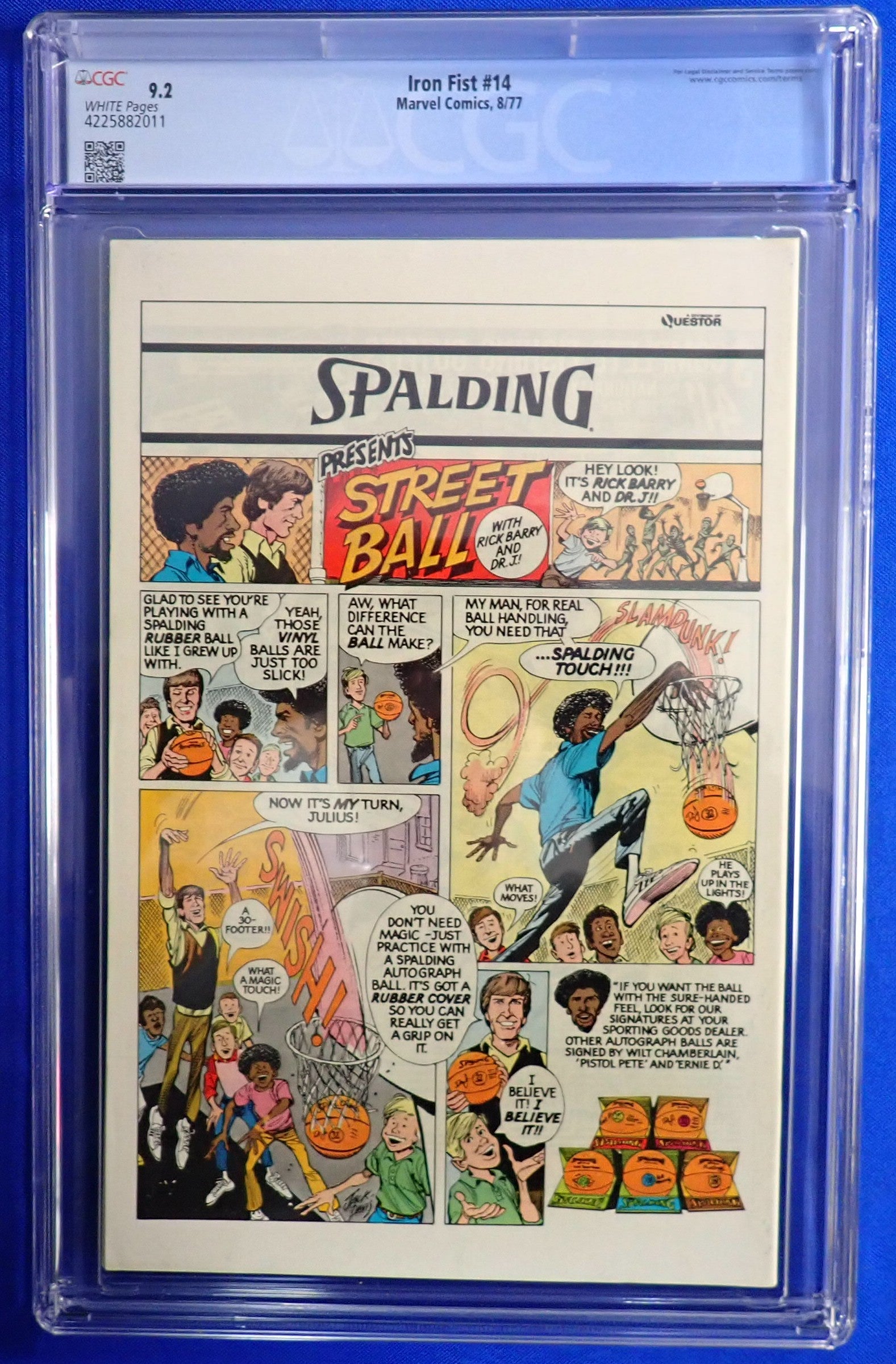 Iron Fist #14 (1977) - CGC 9.2 - 1st App. Sabretooth