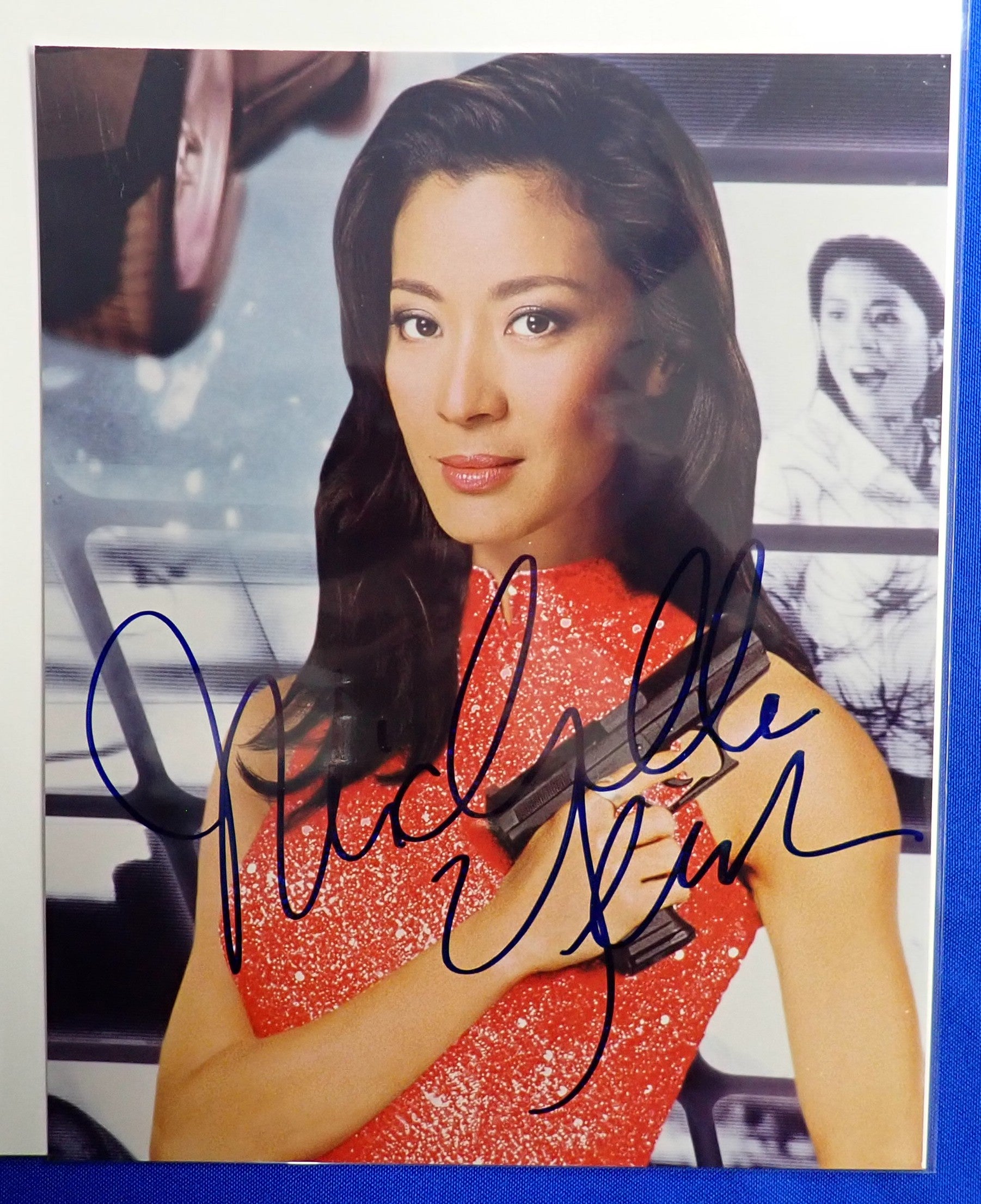 Michelle Yeoh Signed Portrait Photo