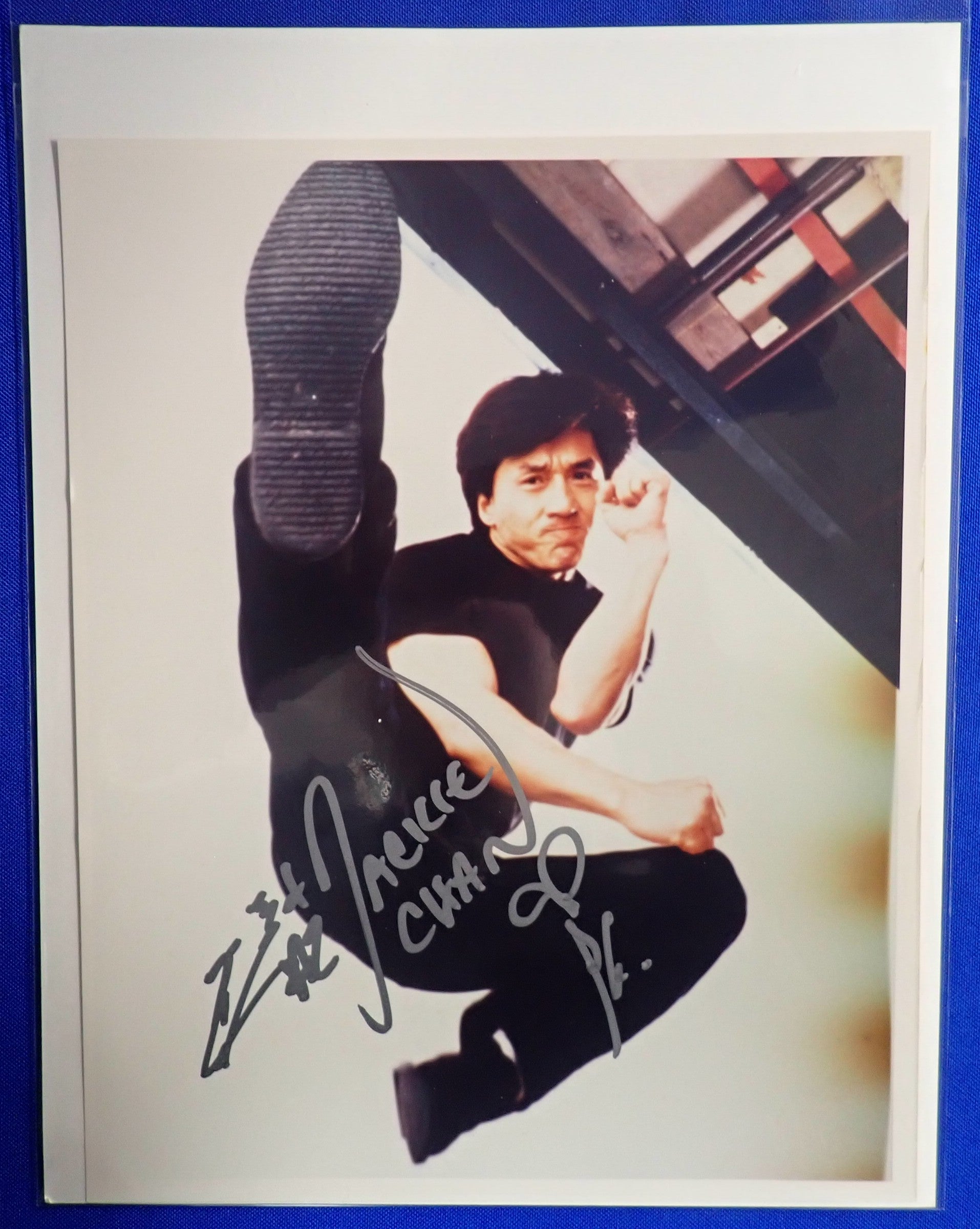 Jackie Chan Signed Portrait Photo