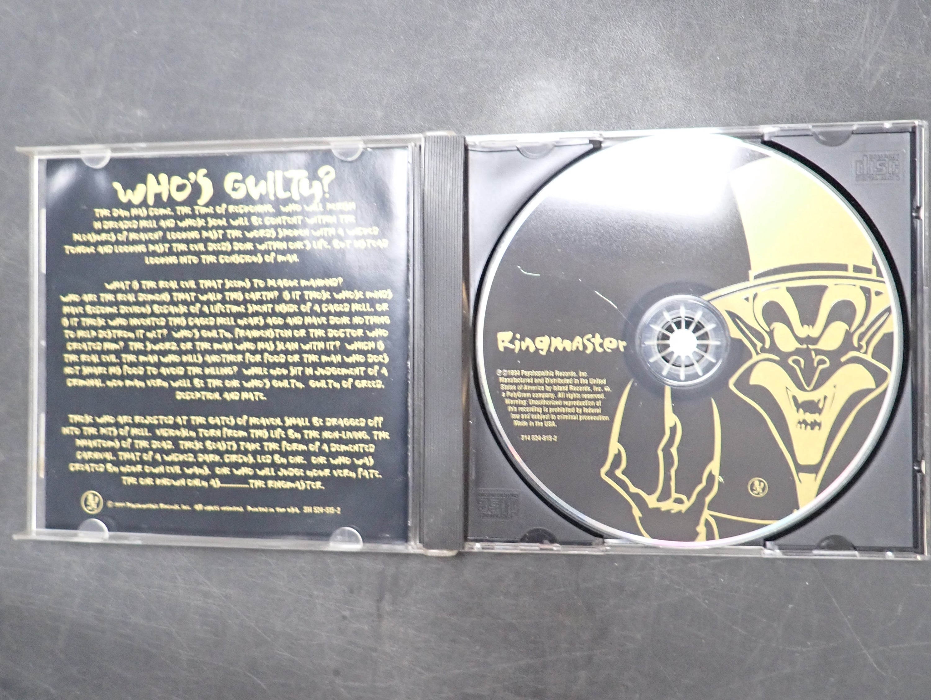Insane Clown Posse - Ringmaster CD