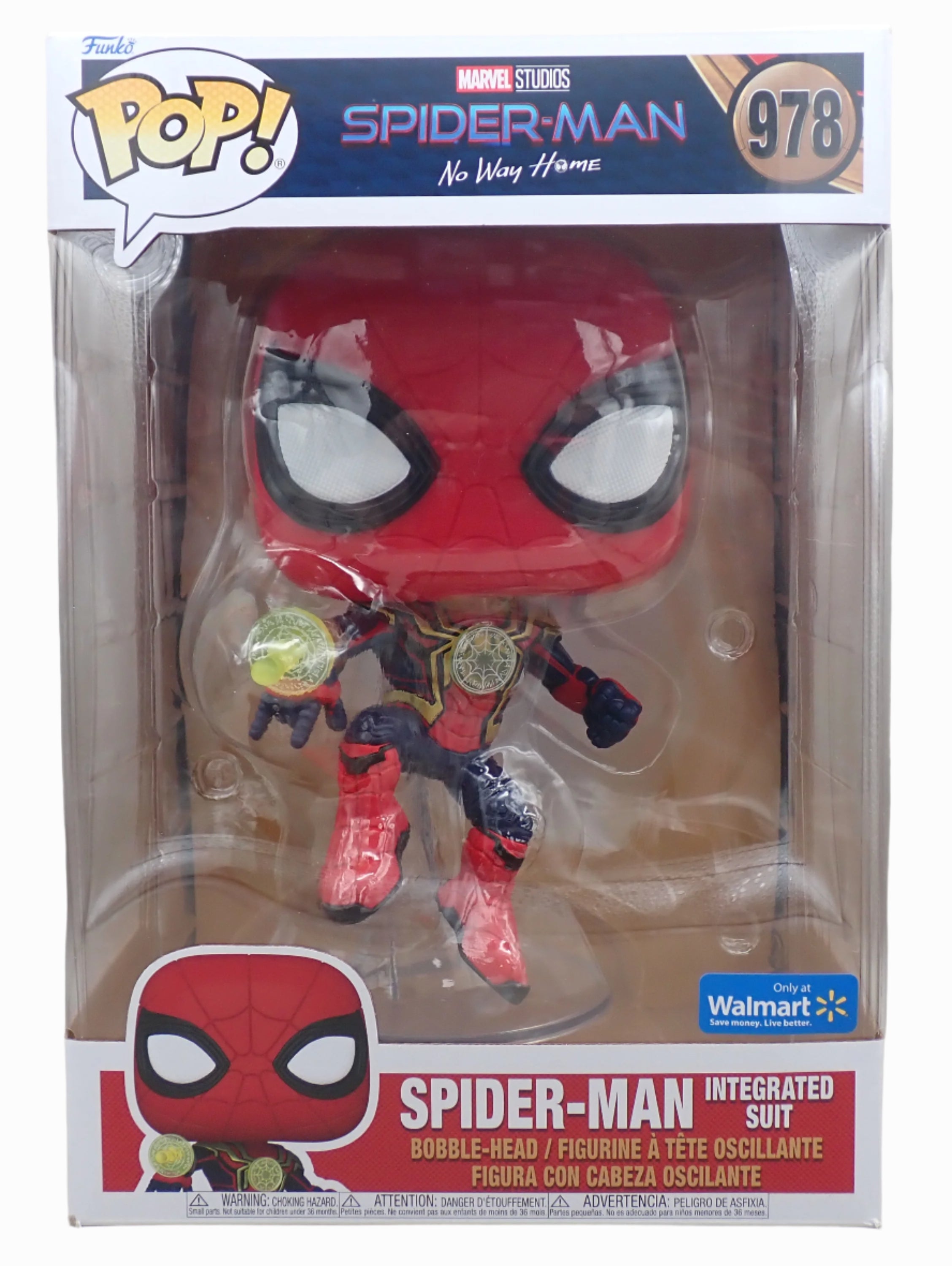 Spider-Man w/ Integrated Suit 10" - POP! #978