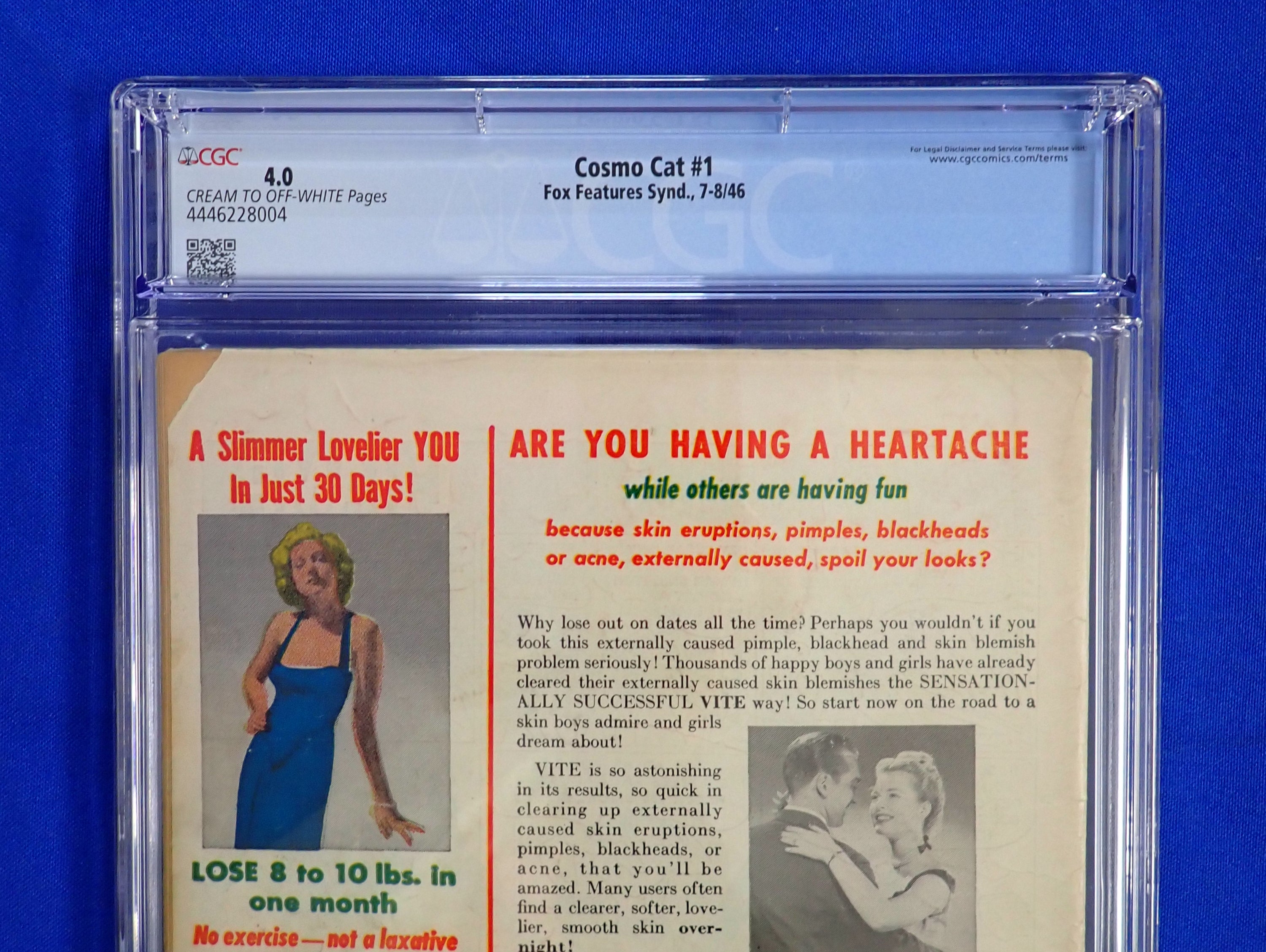 Cosmo Cat #1 (1946) - CGC 4.0