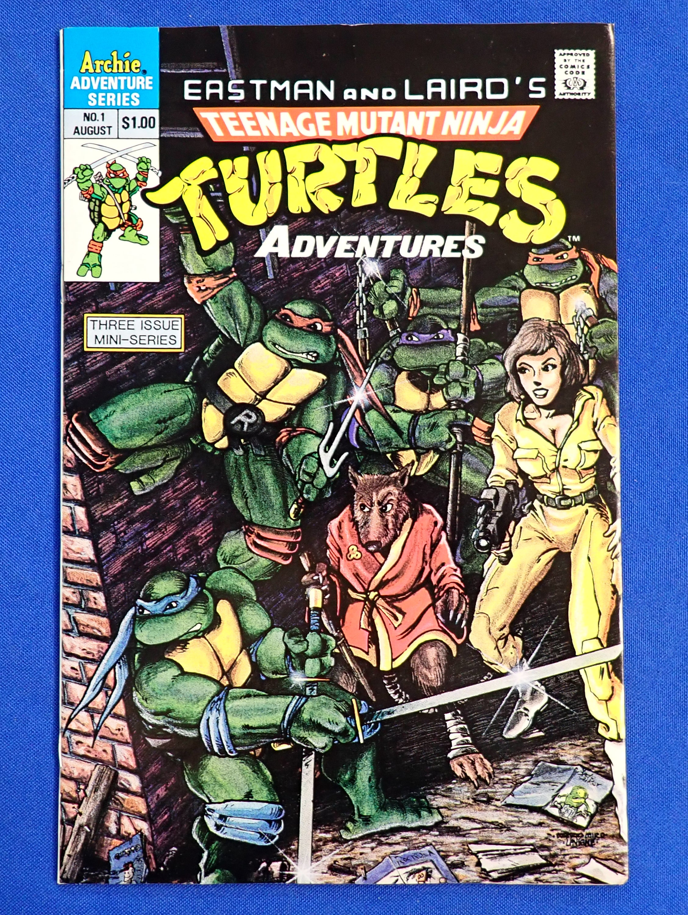 TMNT Adventures #1-3 (1988) - VF+/NM (8.5-9.0)