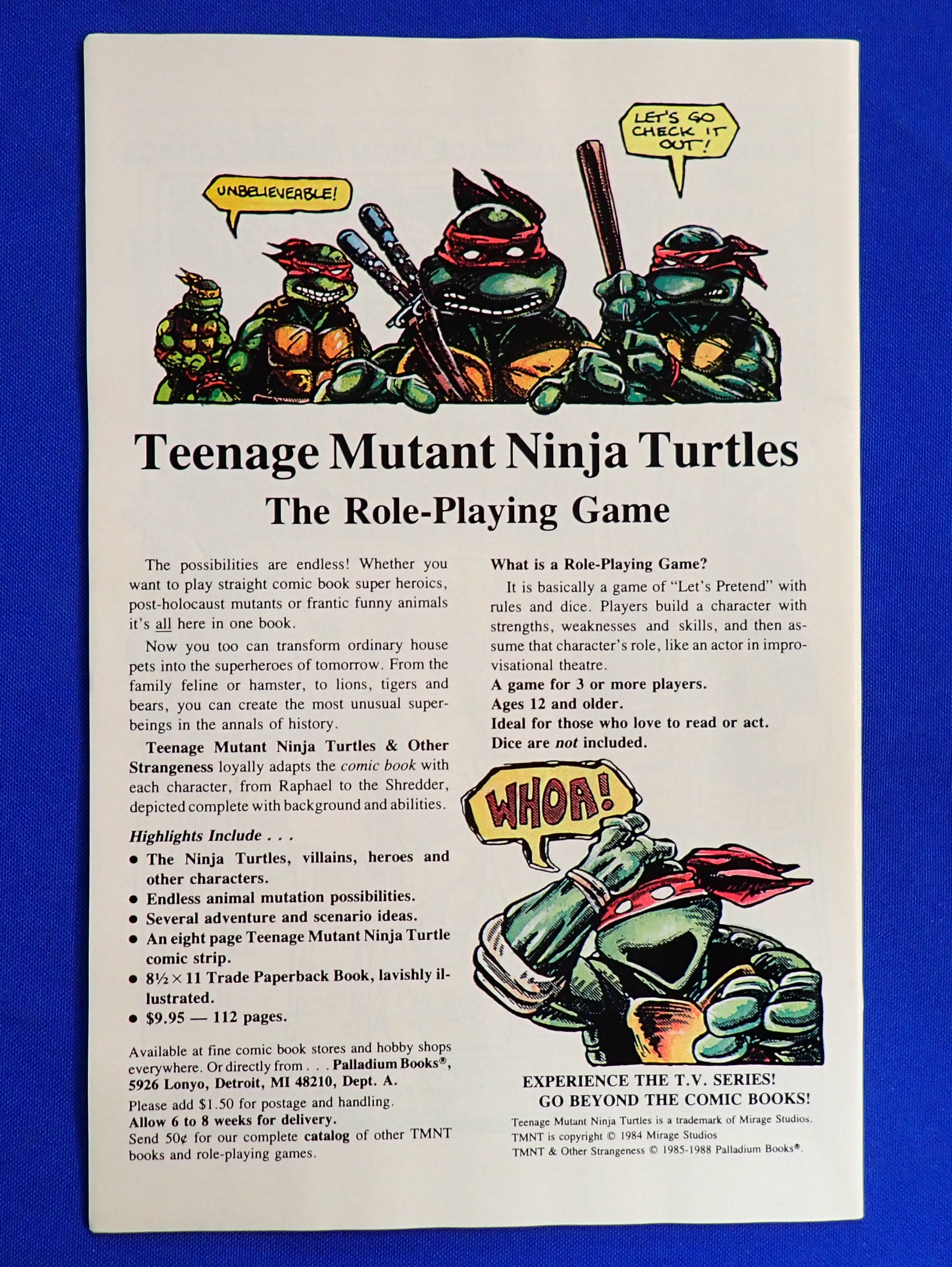 TMNT Adventures #1-3 (1988) - VF+/NM (8.5-9.0)