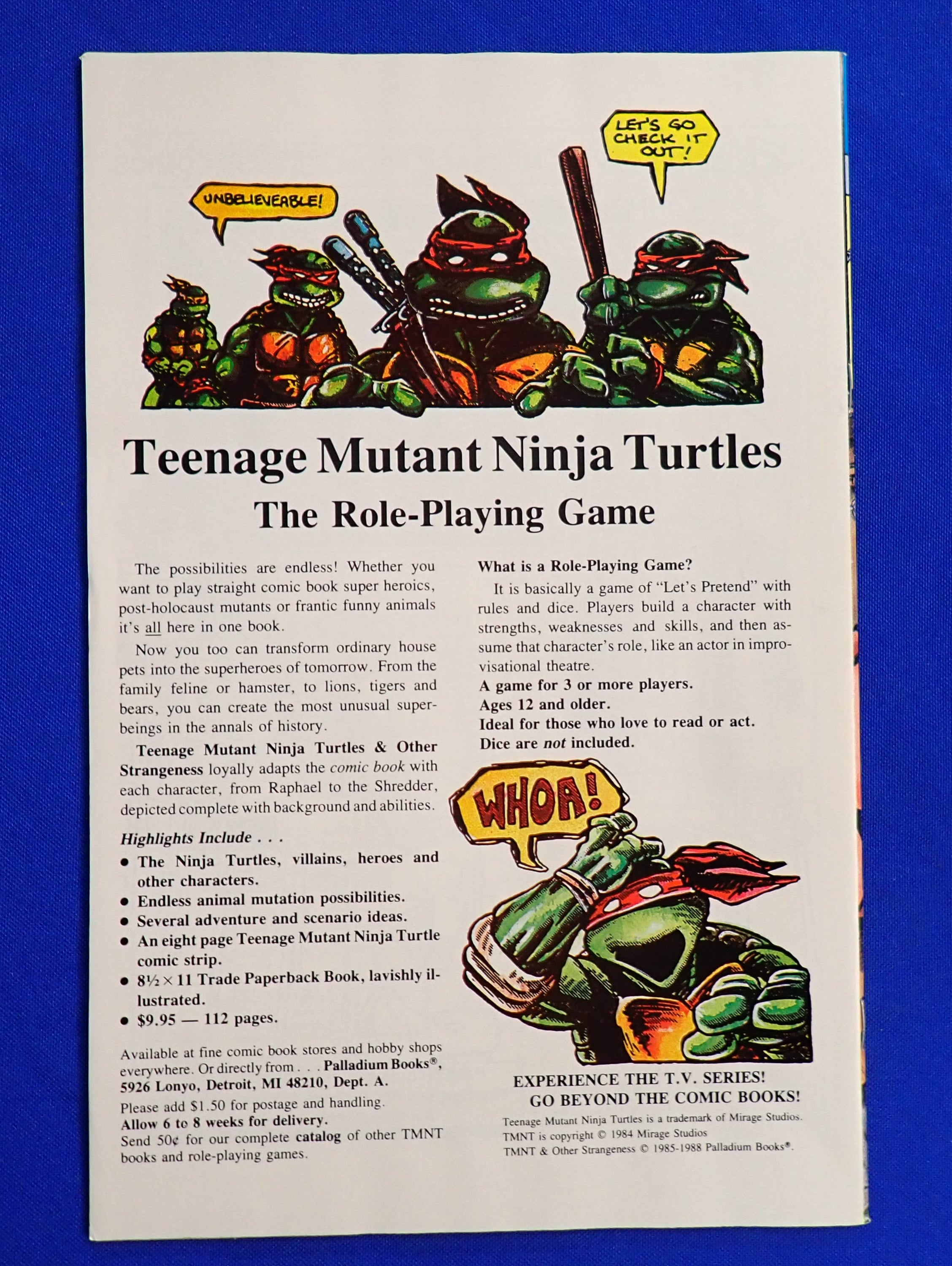 TMNT Adventures #1-3 (1988) - VF+/NM (8.5-9.0)