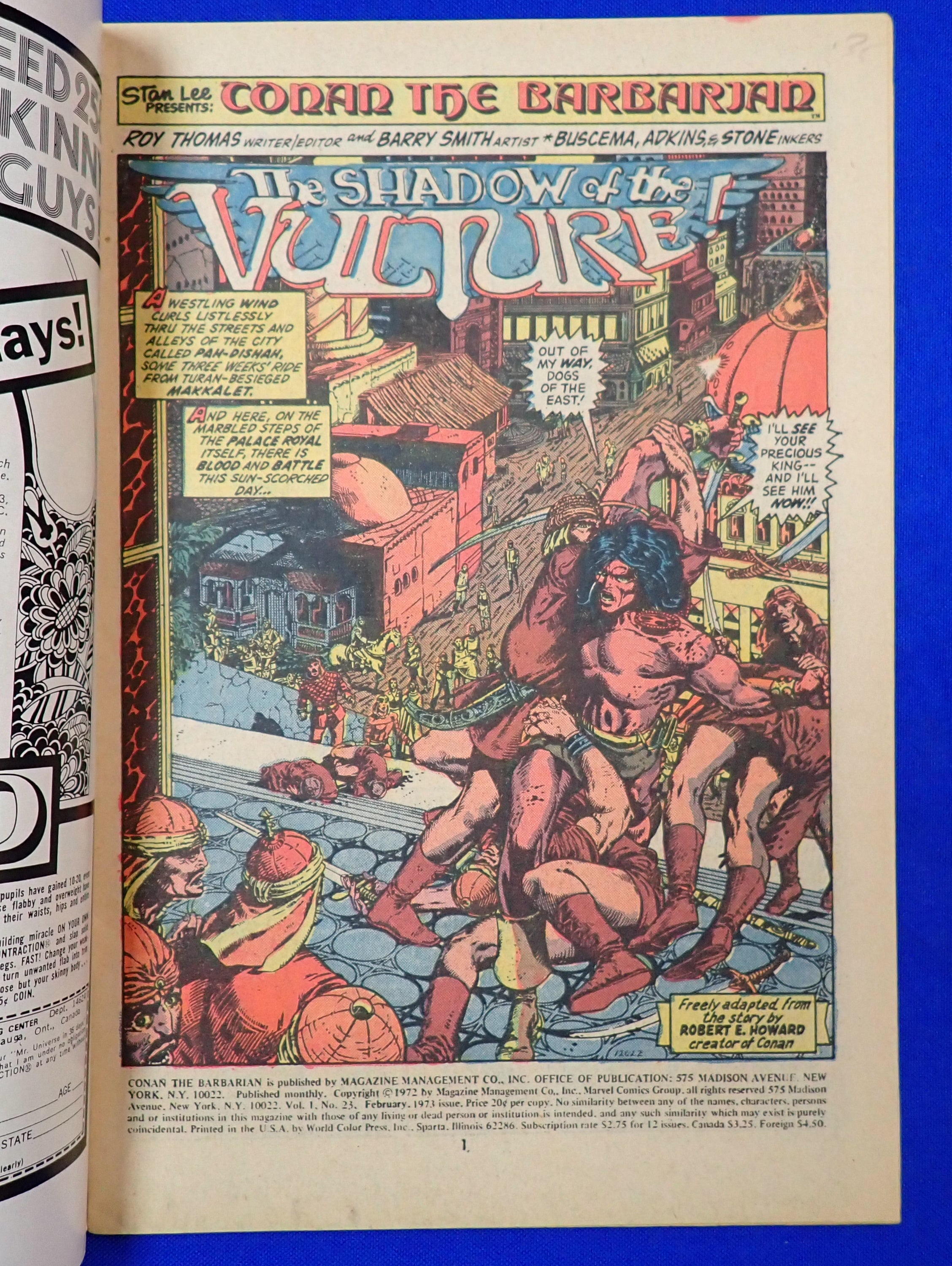 Conan the Barbarian #23 (1973) - FN/VF (7.0) - 1st Red Sonja