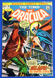 Tomb of Dracula #10 (1973) - FN/VF (7.0) - 1st Blade