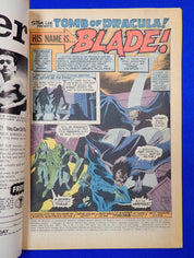 Tomb of Dracula #10 (1973) - FN/VF (7.0) - 1st Blade