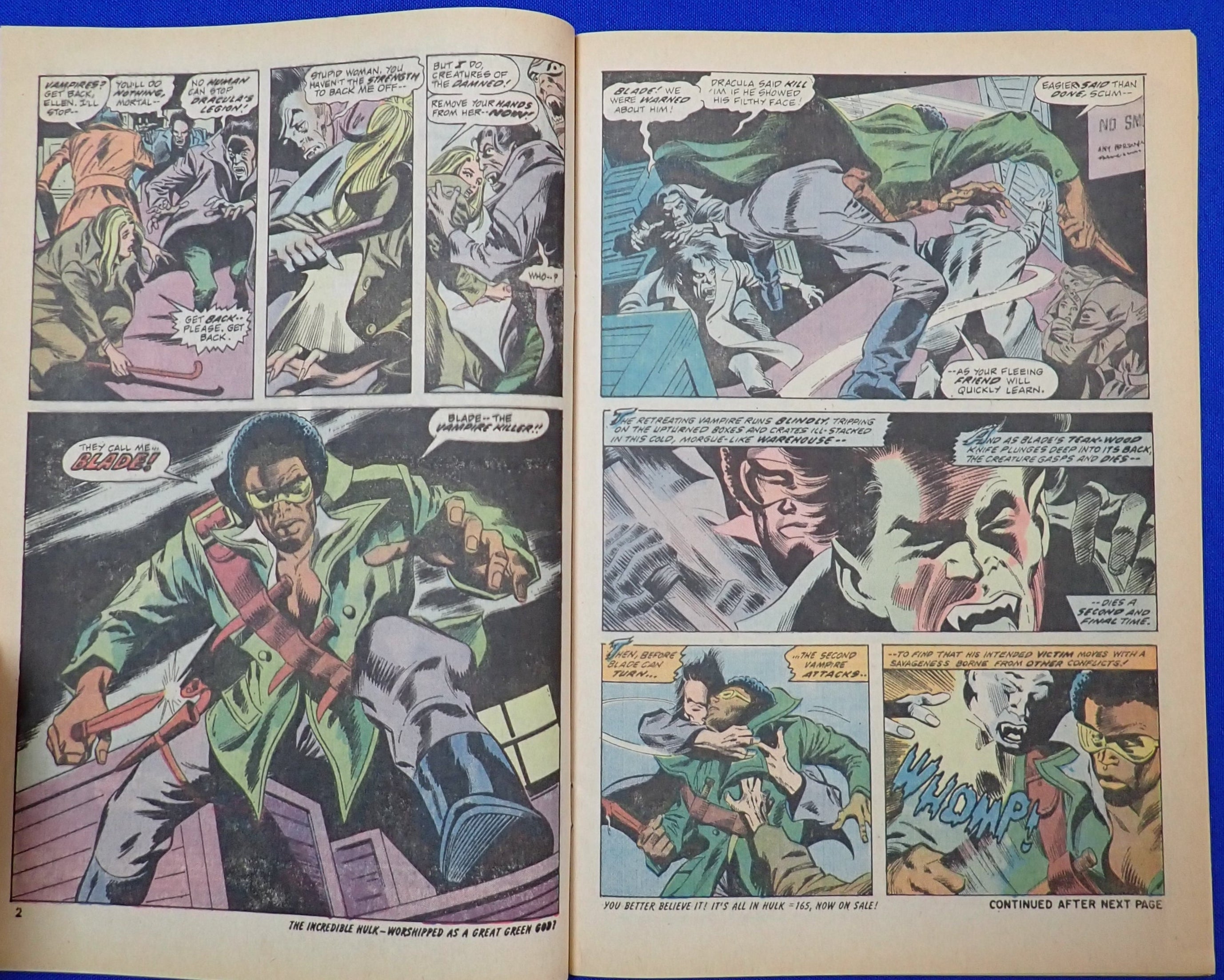 Tomb of Dracula #10 (1973) - FN/VF (7.0) - 1st Blade