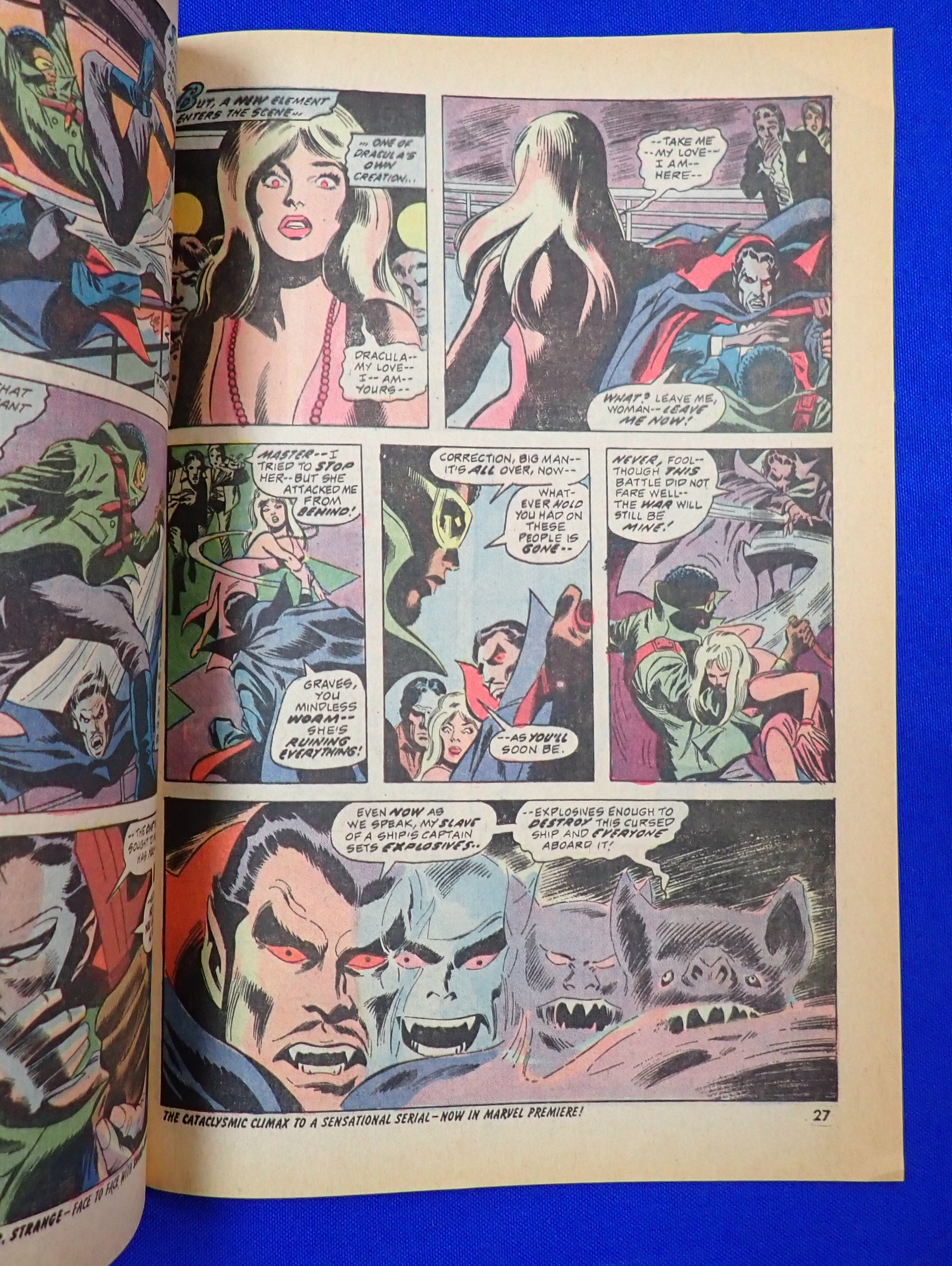 Tomb of Dracula #10 (1973) - FN/VF (7.0) - 1st Blade