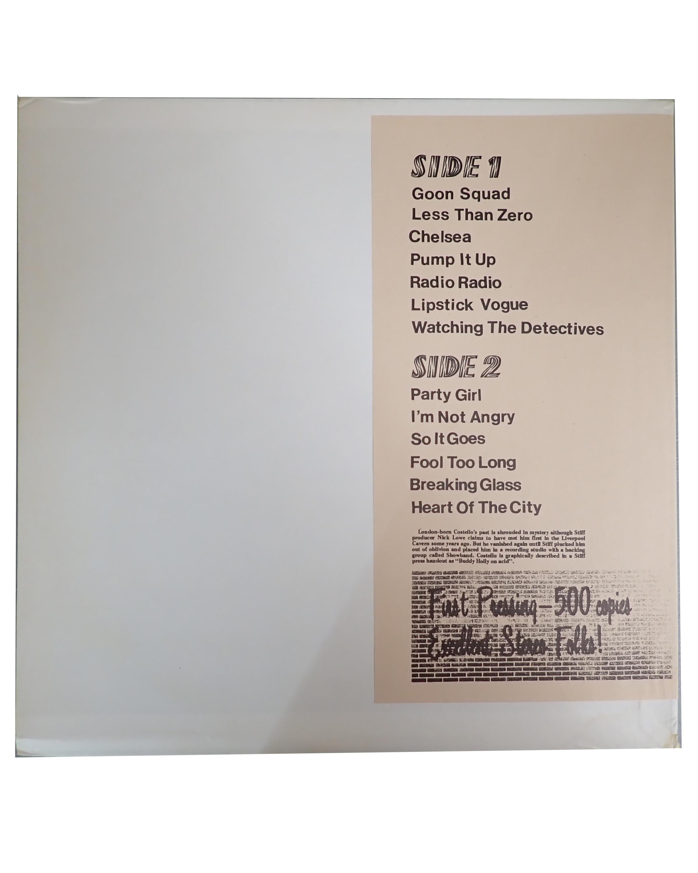 Elvis Costello - The Last Foxtrot - Vinyl