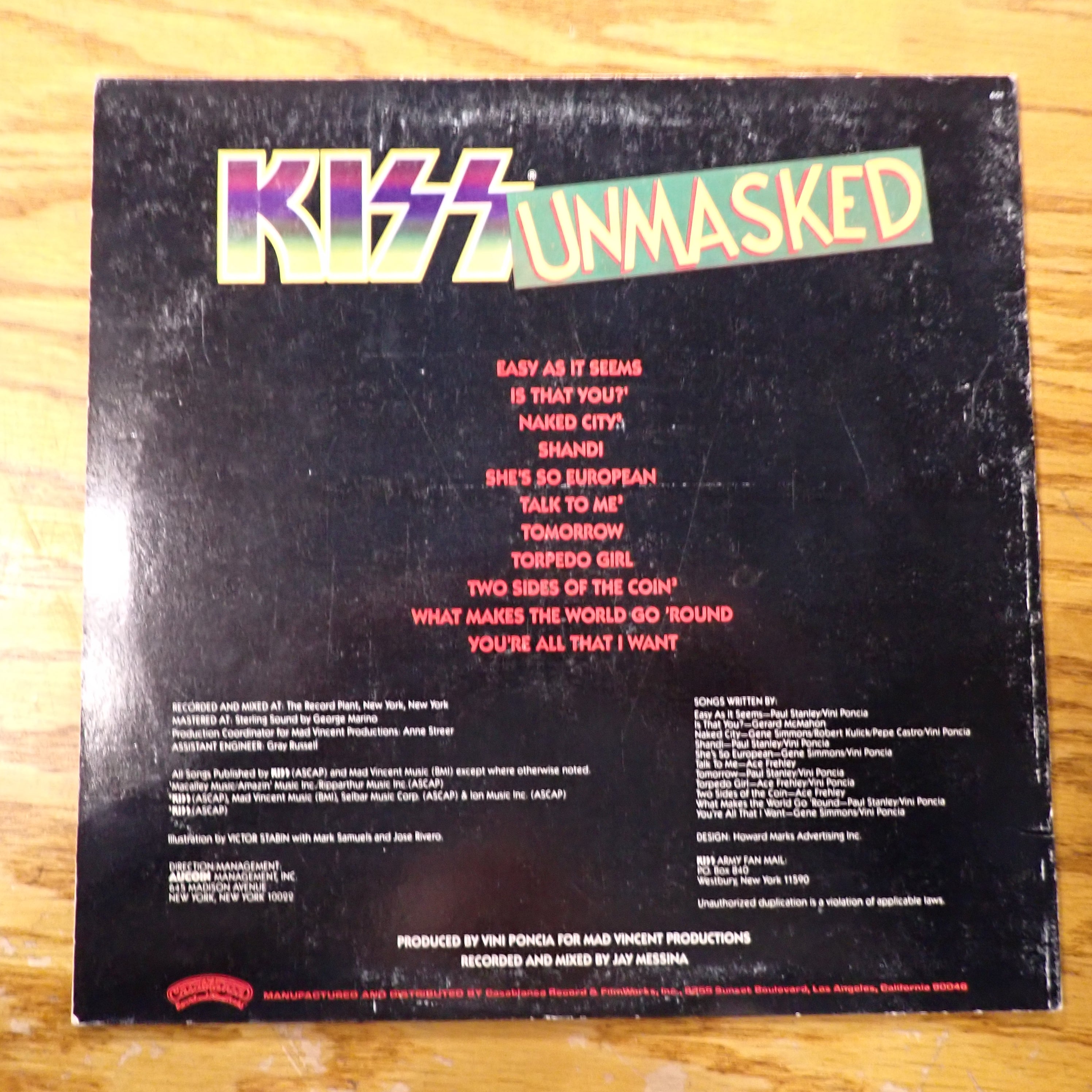 KISS - Unmasked