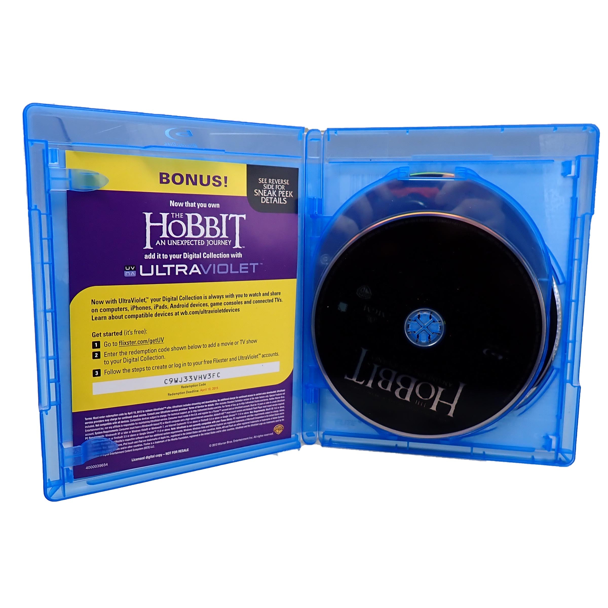 The Hobbit: An Unexpected Journey - [Blu-Ray] (Pre-Owned)