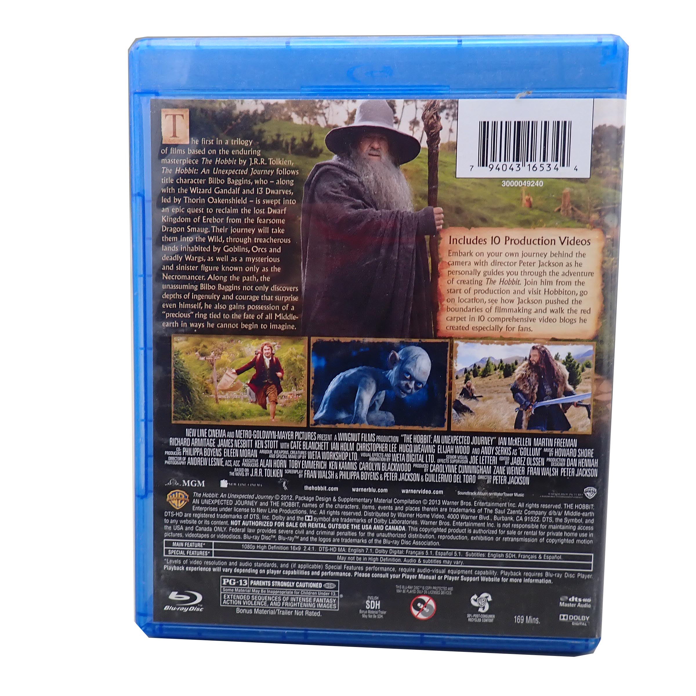 The Hobbit: An Unexpected Journey - [Blu-Ray] (Pre-Owned)