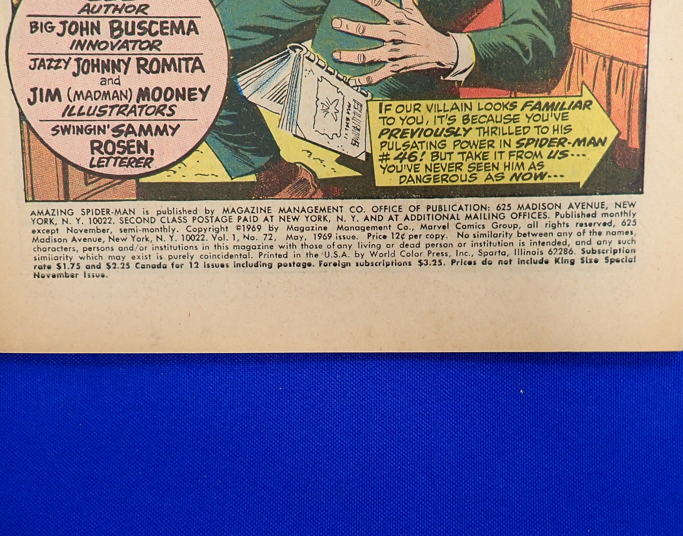 Amazing Spider-Man #72 (1969) - FN (6.0) - Early ASM