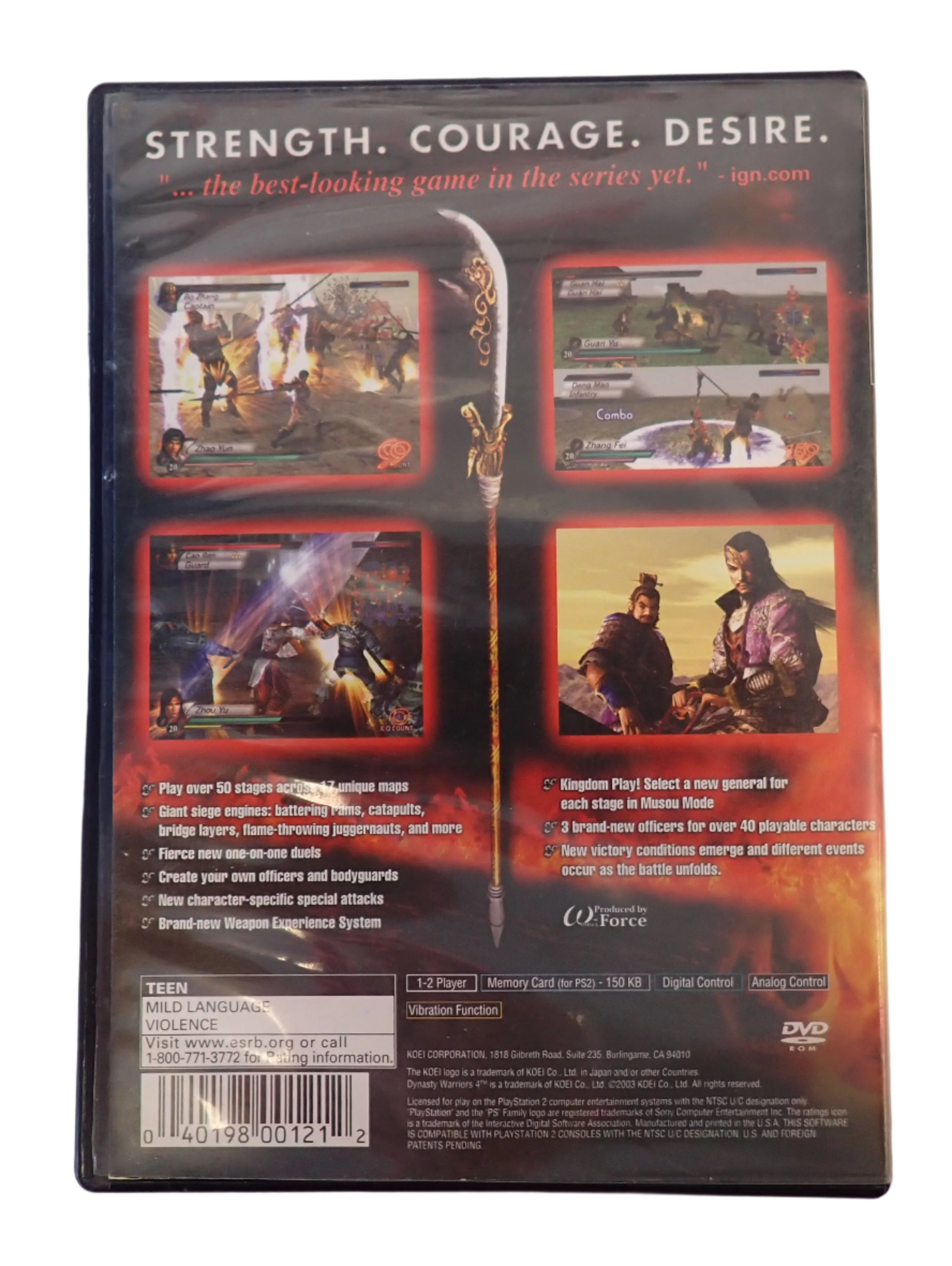 Dynasty Warriors 4 - PS2