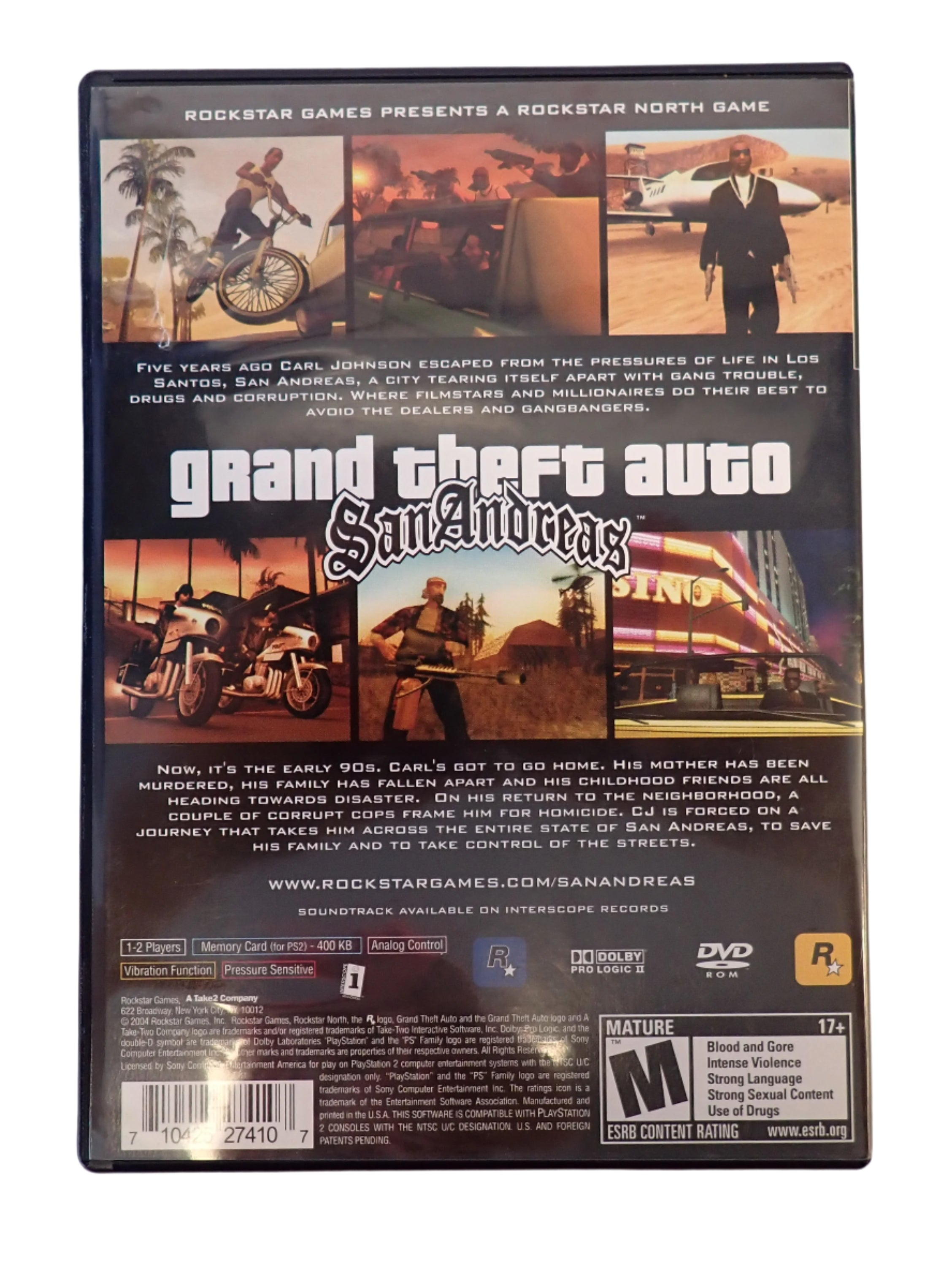 Grand Theft Auto San Andreas - PS2
