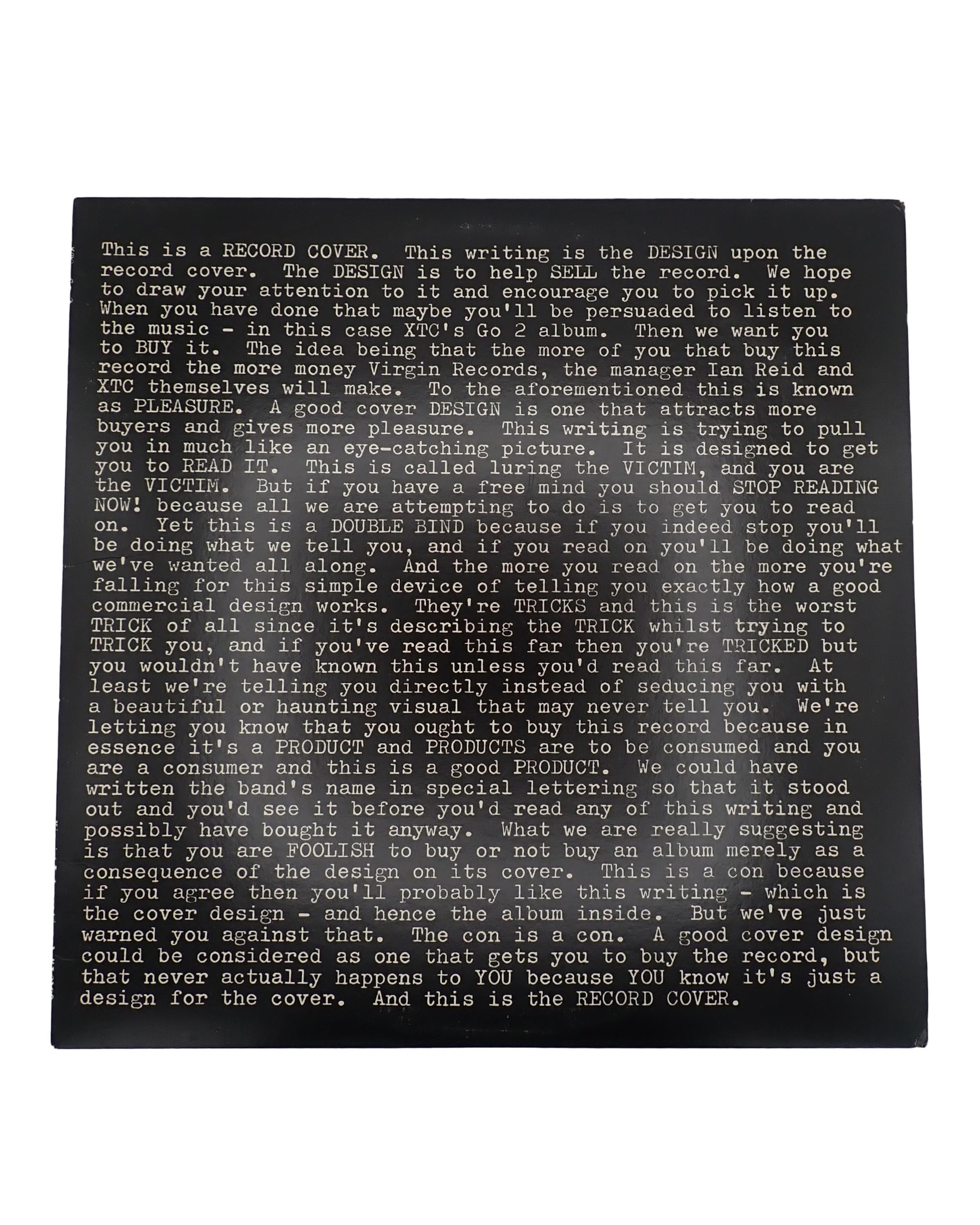 XTC – Go 2 - Vinyl
