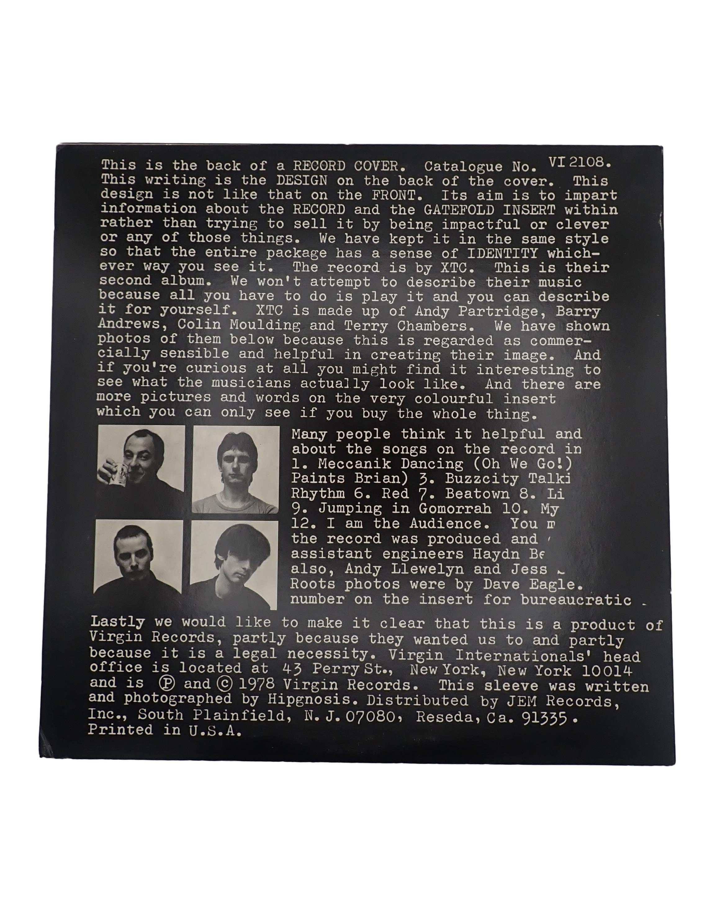 XTC – Go 2 - Vinyl