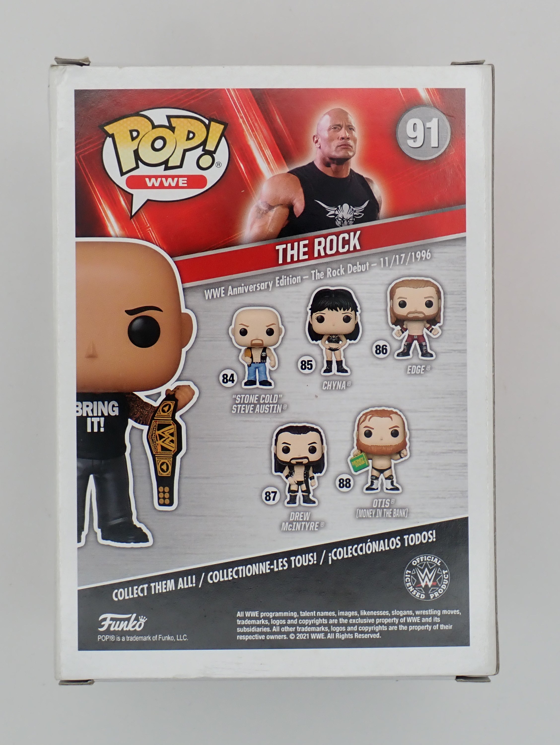 The Rock (Championship Belt) - Funko POP! #91